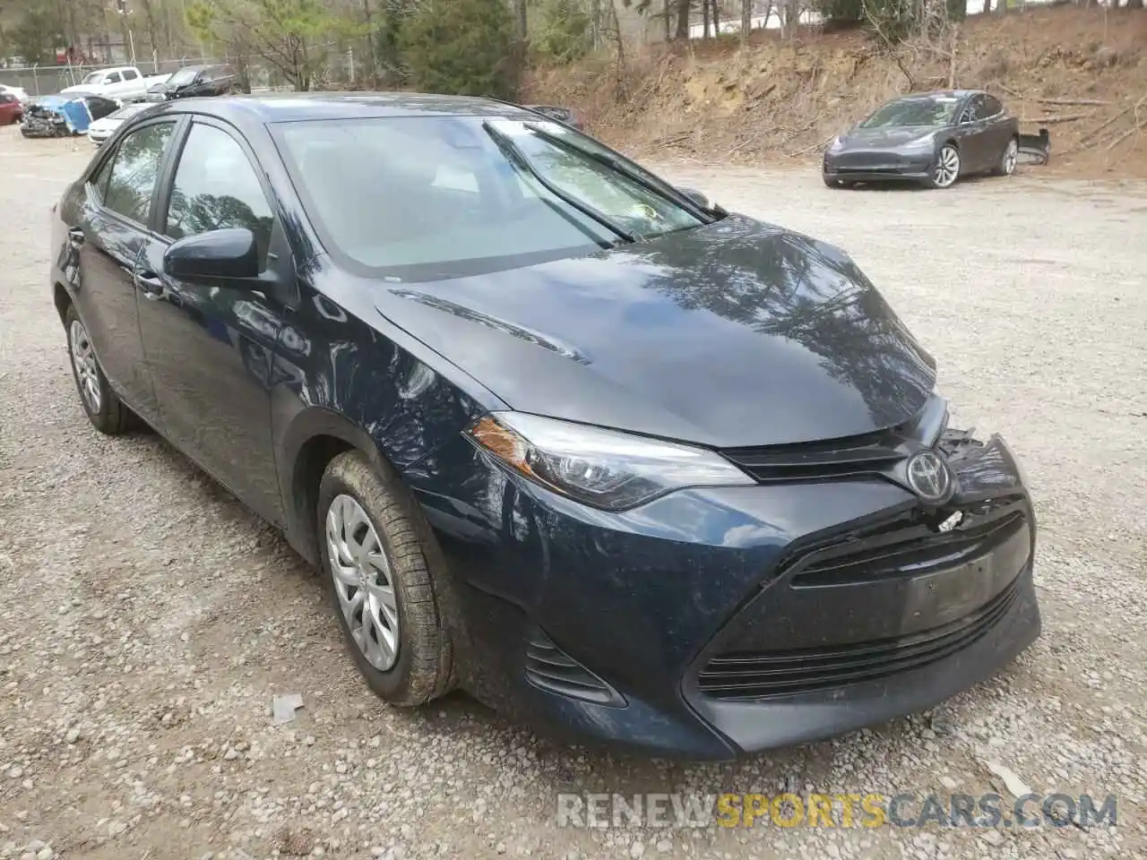 1 Photograph of a damaged car 2T1BURHE9KC237886 TOYOTA COROLLA 2019