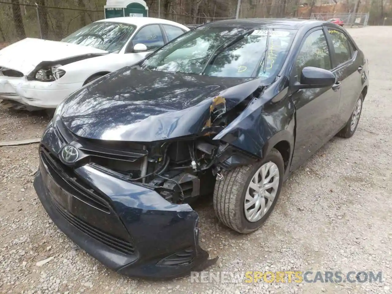 2 Photograph of a damaged car 2T1BURHE9KC237886 TOYOTA COROLLA 2019