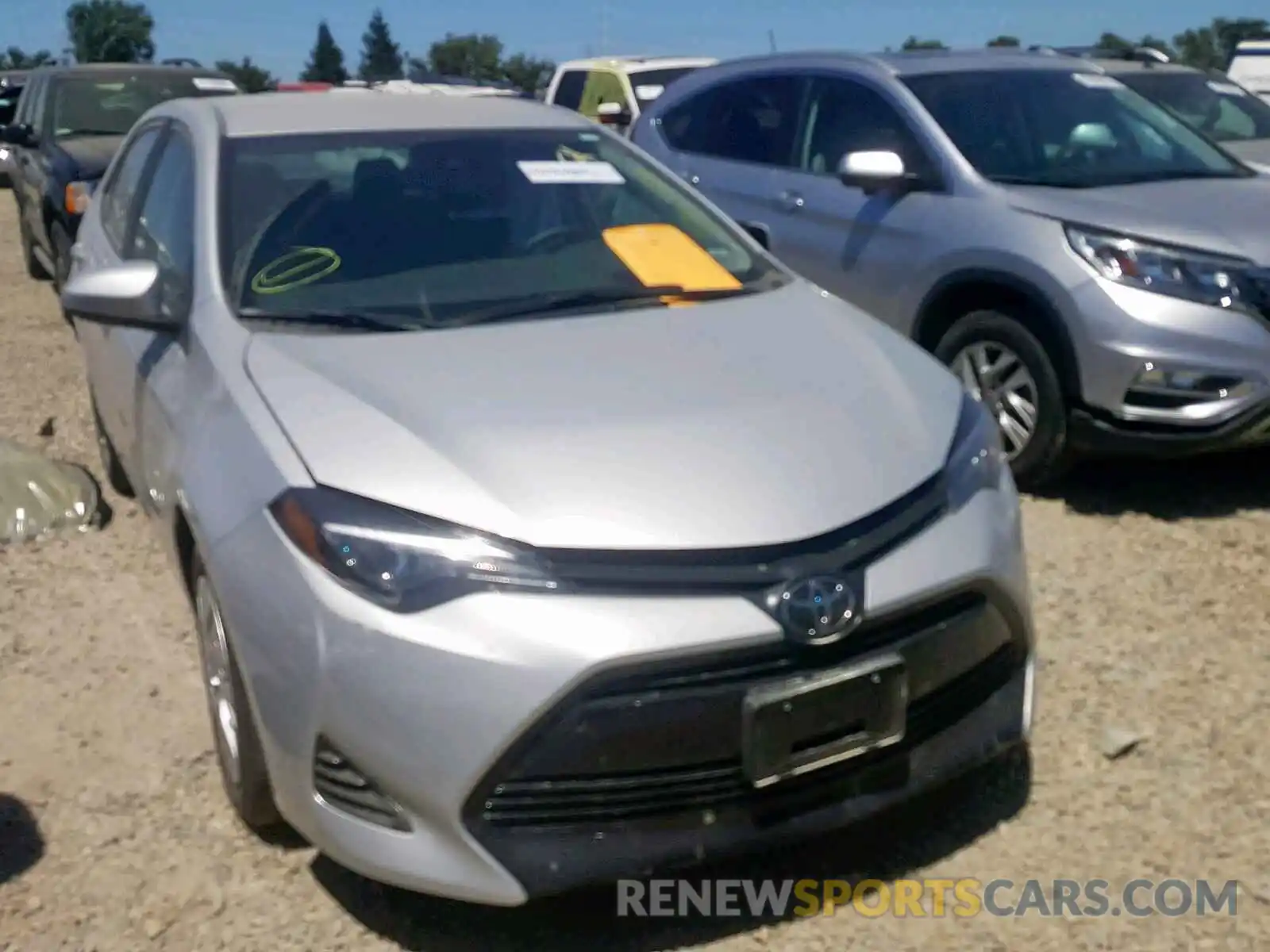 1 Photograph of a damaged car 2T1BURHE9KC238360 TOYOTA COROLLA 2019