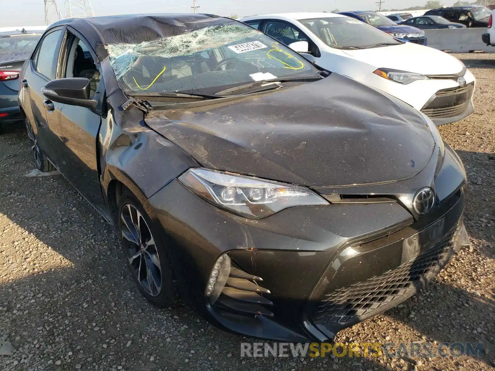 1 Photograph of a damaged car 2T1BURHE9KC238522 TOYOTA COROLLA 2019