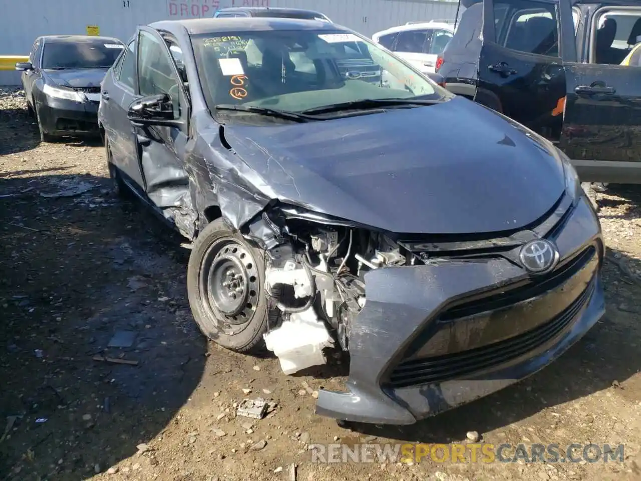 1 Photograph of a damaged car 2T1BURHE9KC238763 TOYOTA COROLLA 2019