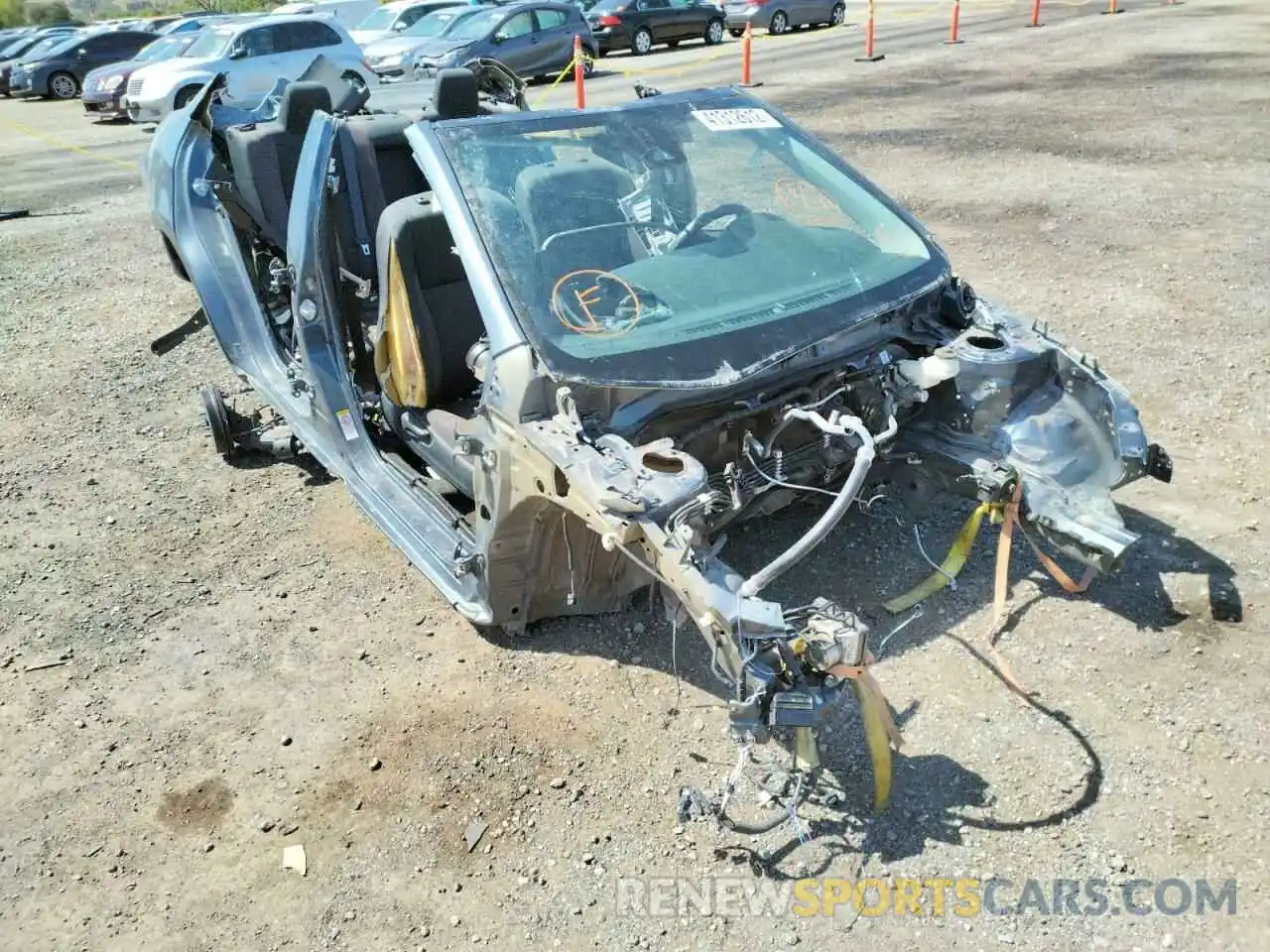 1 Photograph of a damaged car 2T1BURHE9KC238892 TOYOTA COROLLA 2019