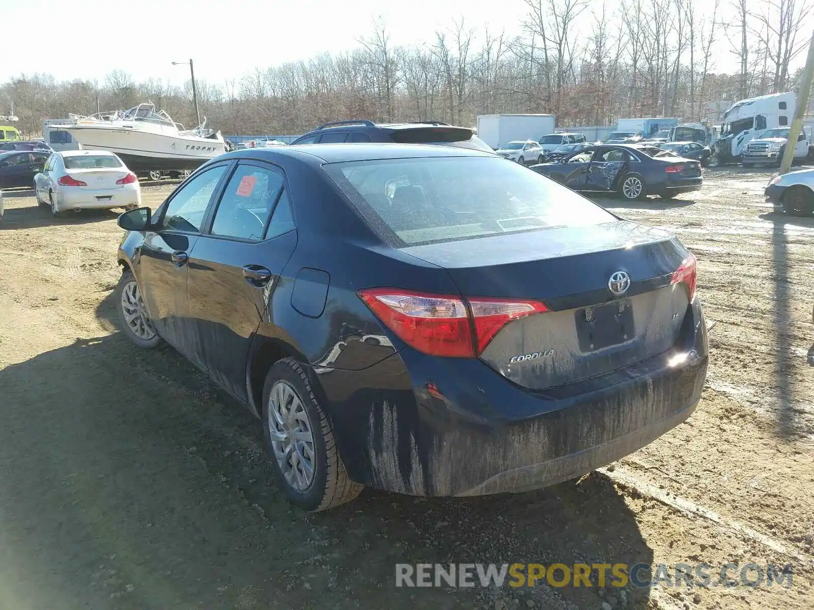 3 Photograph of a damaged car 2T1BURHE9KC239489 TOYOTA COROLLA 2019