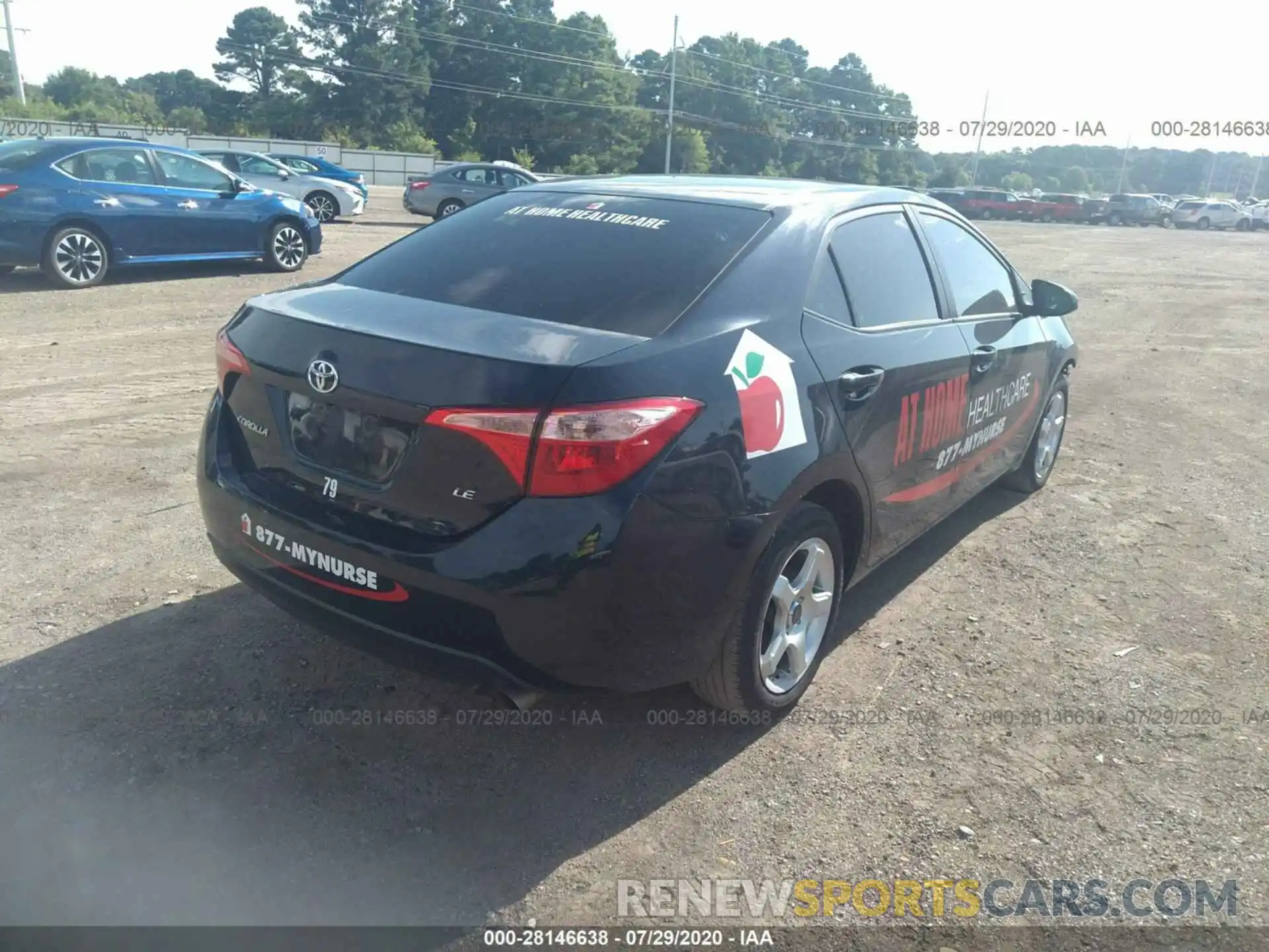 4 Photograph of a damaged car 2T1BURHE9KC239895 TOYOTA COROLLA 2019