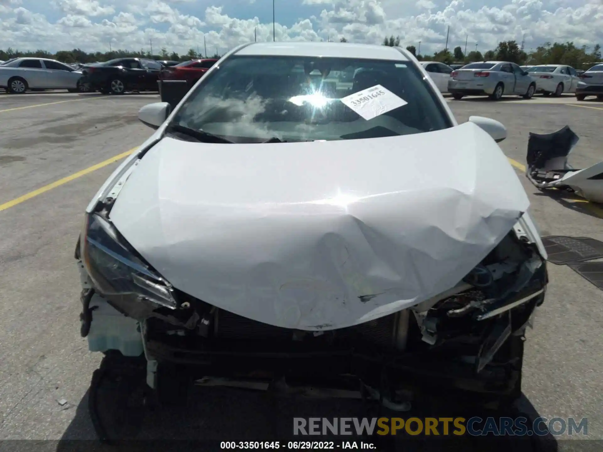 6 Photograph of a damaged car 2T1BURHE9KC240867 TOYOTA COROLLA 2019