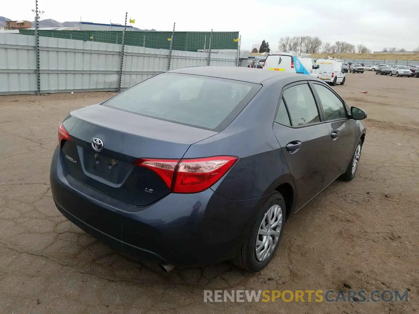 4 Photograph of a damaged car 2T1BURHE9KC241257 TOYOTA COROLLA 2019