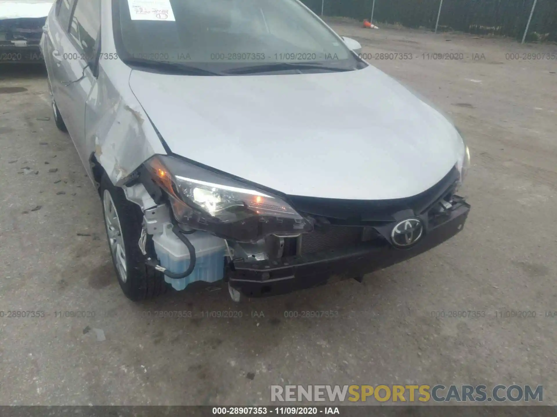 6 Photograph of a damaged car 2T1BURHE9KC241386 TOYOTA COROLLA 2019