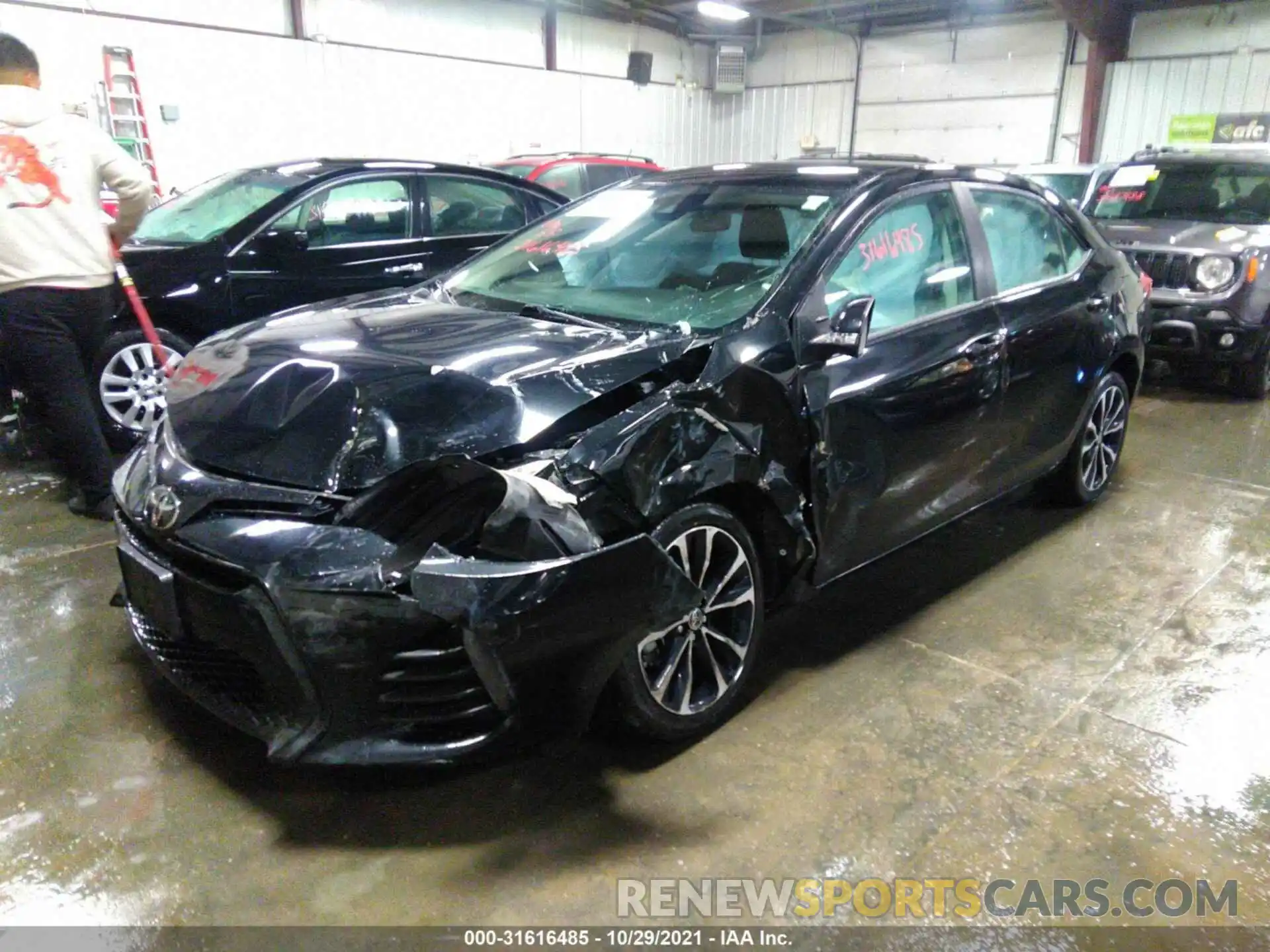 2 Photograph of a damaged car 2T1BURHE9KC241937 TOYOTA COROLLA 2019