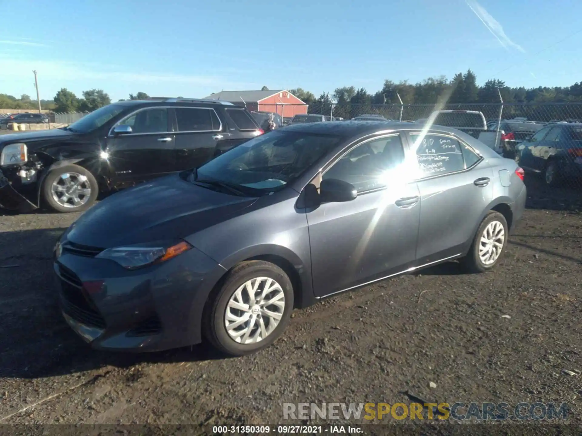 2 Photograph of a damaged car 2T1BURHE9KC242540 TOYOTA COROLLA 2019