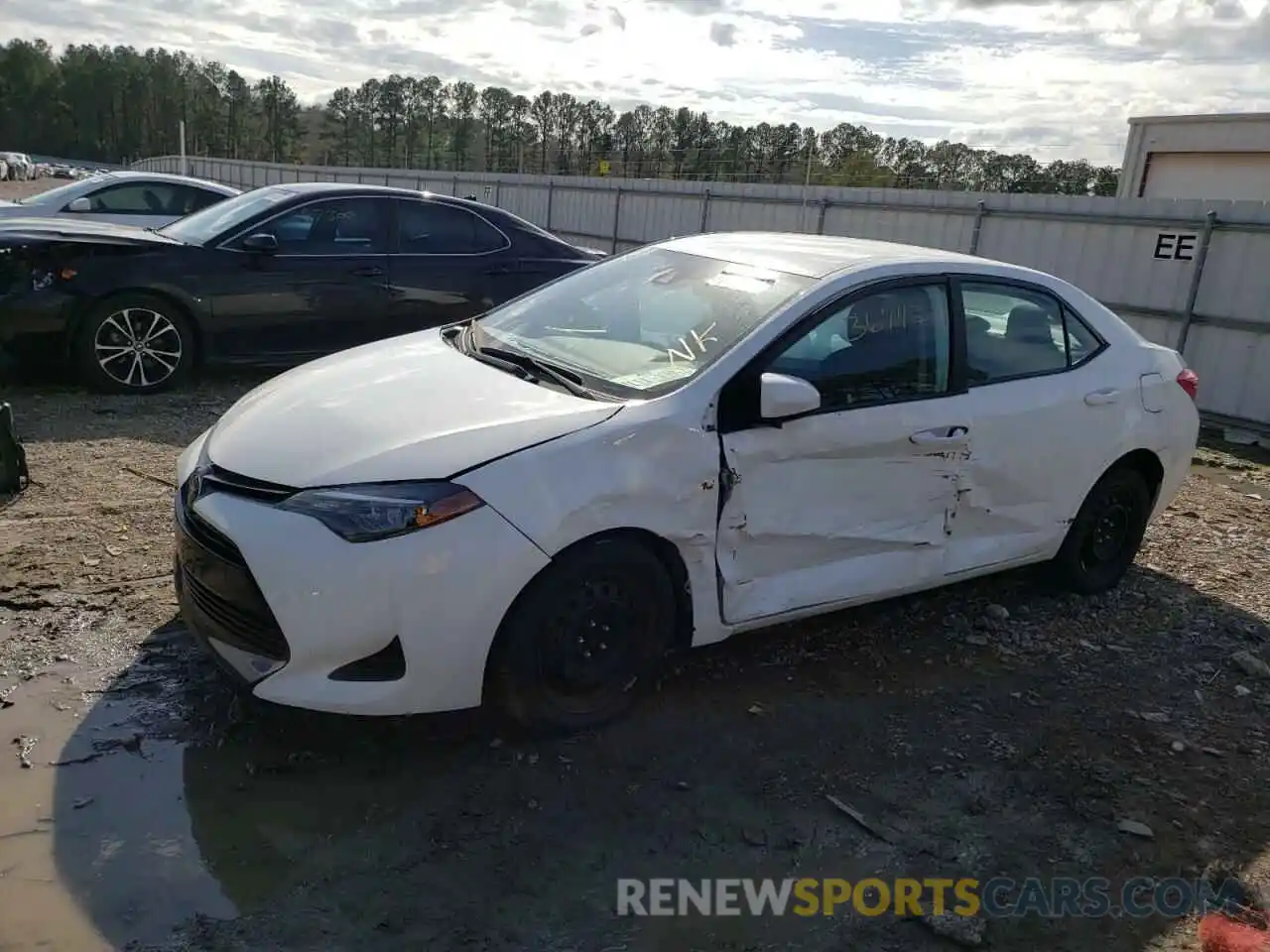 2 Photograph of a damaged car 2T1BURHE9KC242974 TOYOTA COROLLA 2019