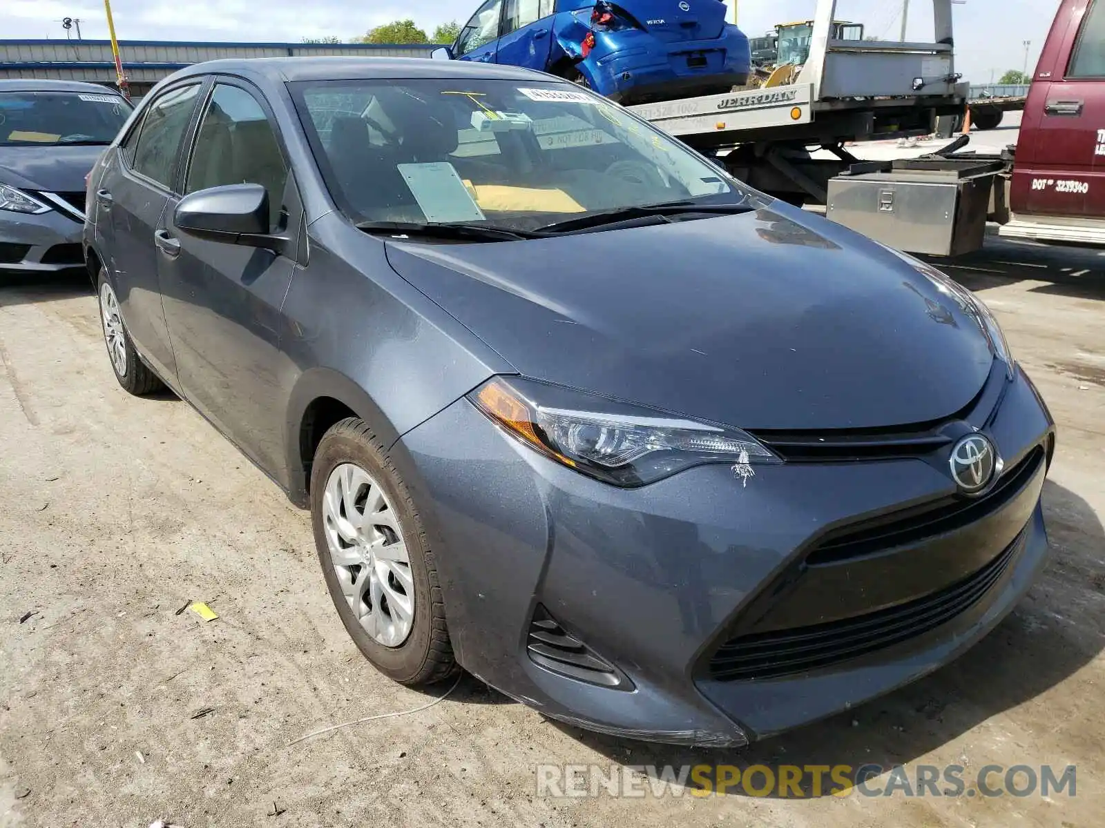 1 Photograph of a damaged car 2T1BURHE9KC243221 TOYOTA COROLLA 2019