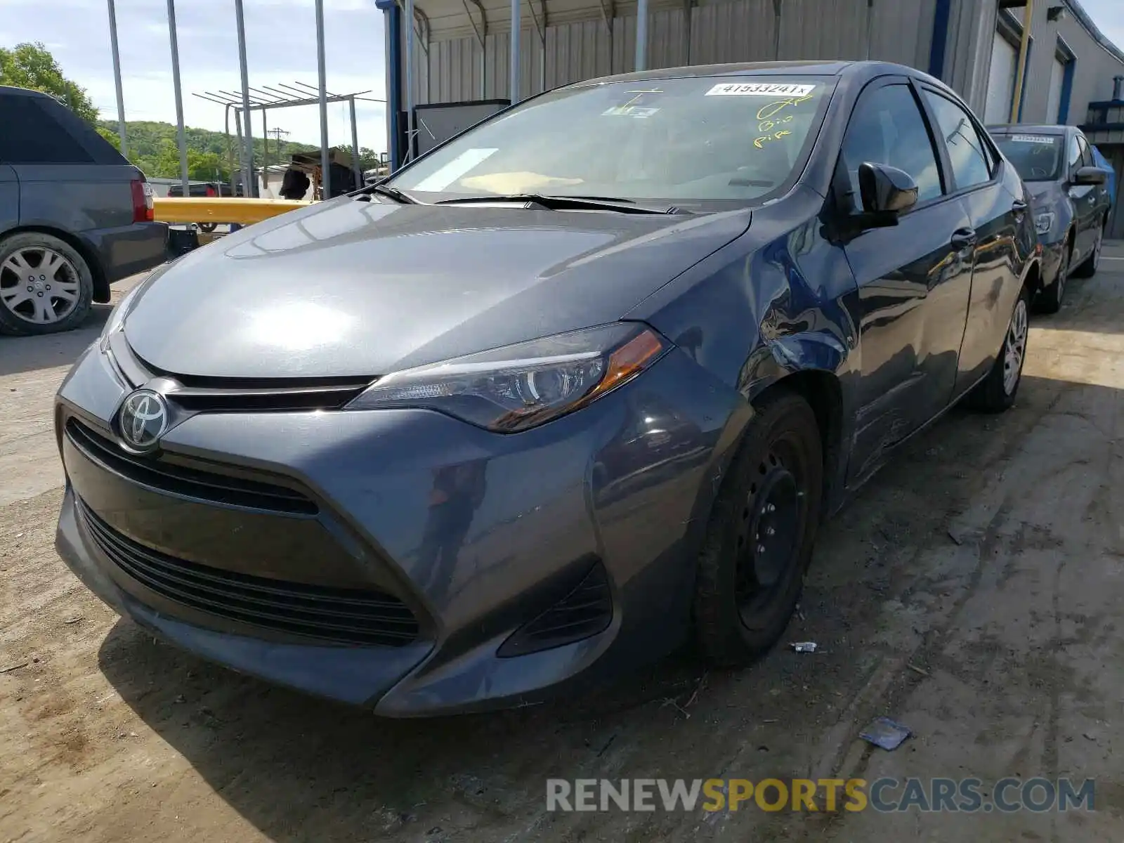 2 Photograph of a damaged car 2T1BURHE9KC243221 TOYOTA COROLLA 2019