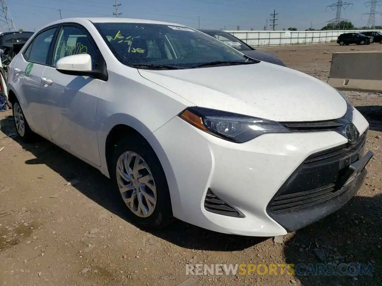 1 Photograph of a damaged car 2T1BURHE9KC243476 TOYOTA COROLLA 2019