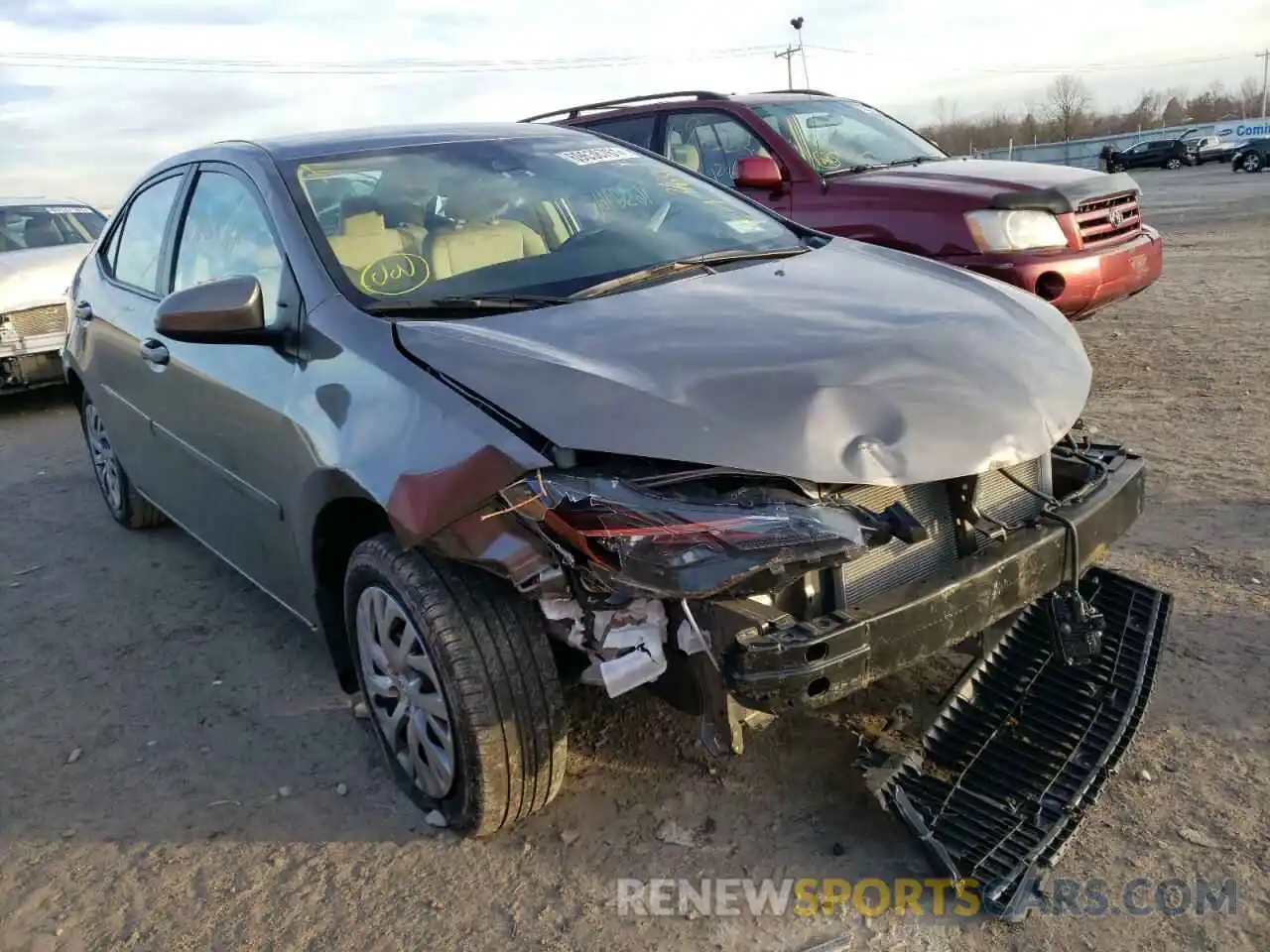 1 Photograph of a damaged car 2T1BURHE9KC243669 TOYOTA COROLLA 2019