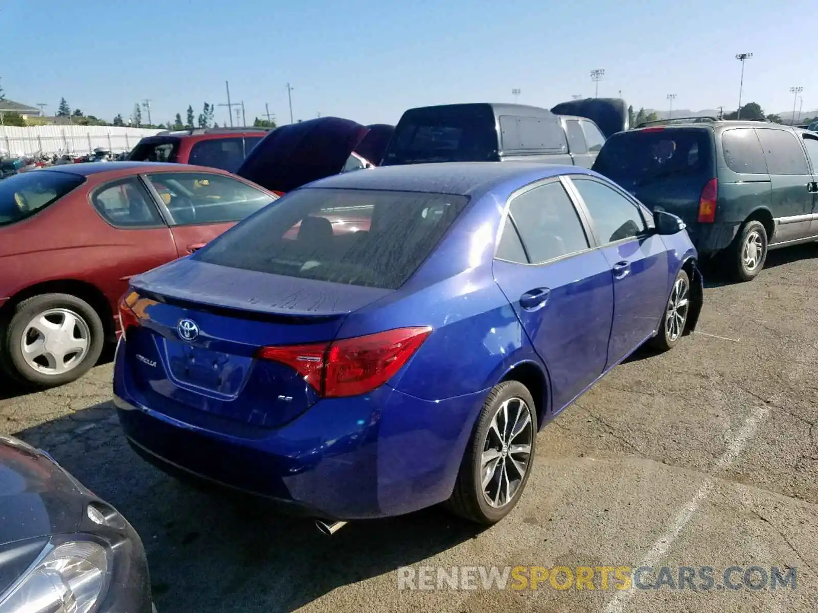 4 Photograph of a damaged car 2T1BURHE9KC244210 TOYOTA COROLLA 2019