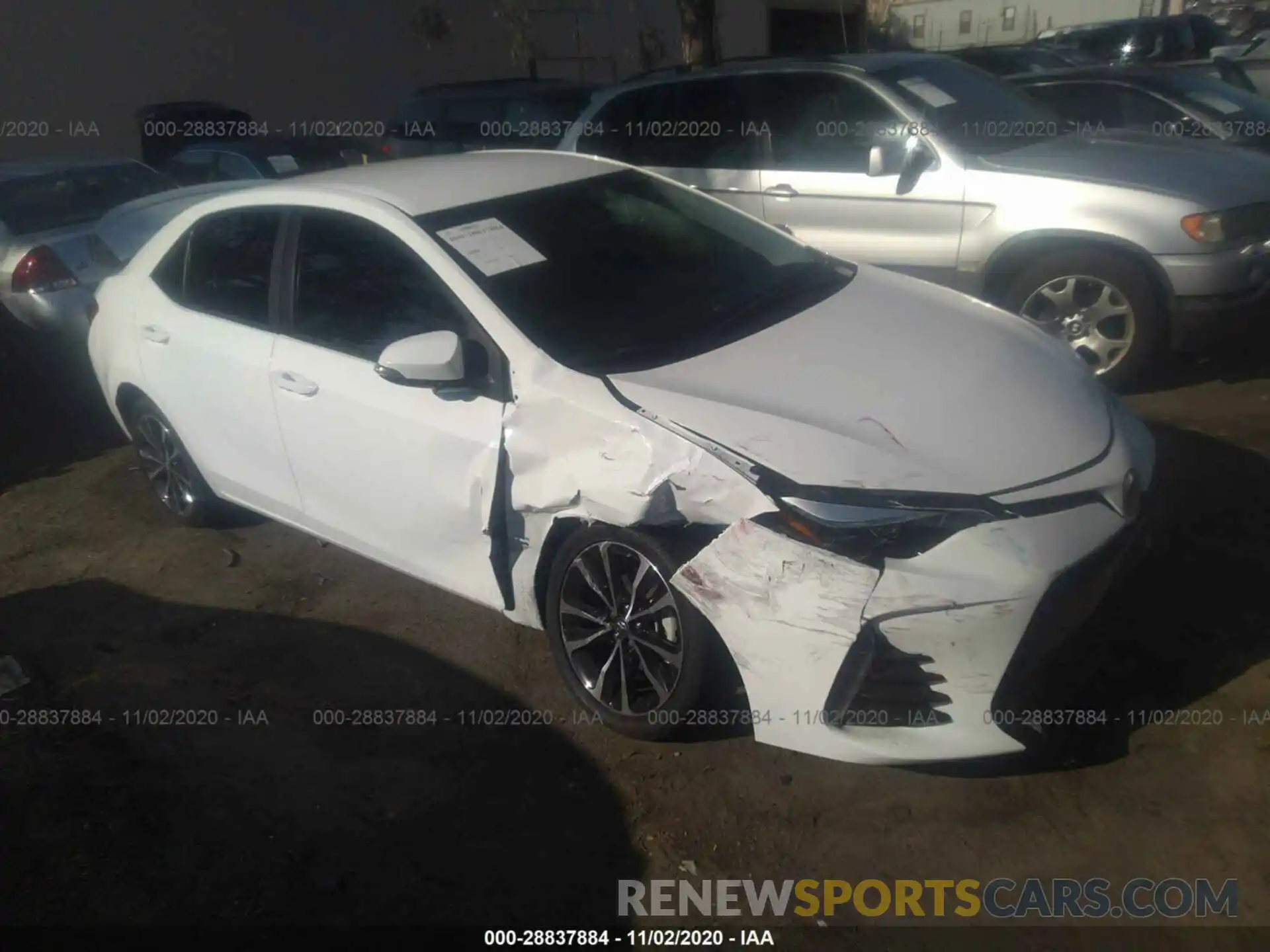 1 Photograph of a damaged car 2T1BURHE9KC244319 TOYOTA COROLLA 2019
