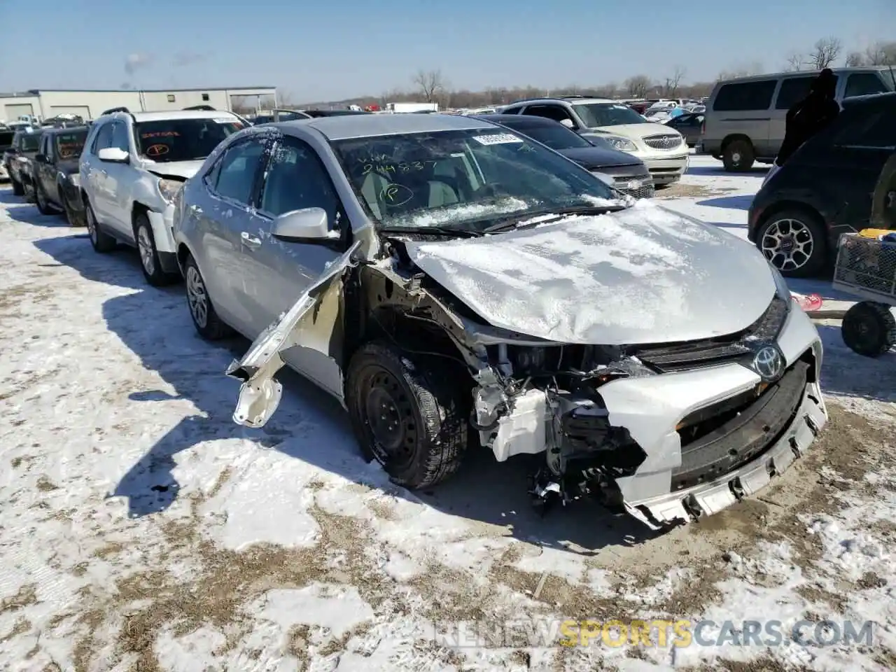 1 Photograph of a damaged car 2T1BURHE9KC244837 TOYOTA COROLLA 2019