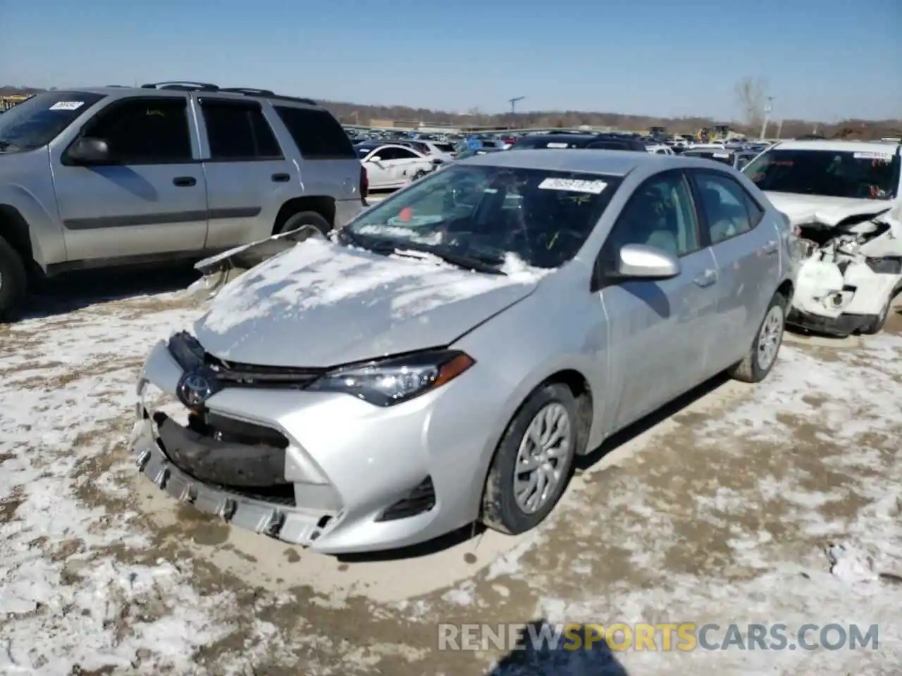 2 Photograph of a damaged car 2T1BURHE9KC244837 TOYOTA COROLLA 2019