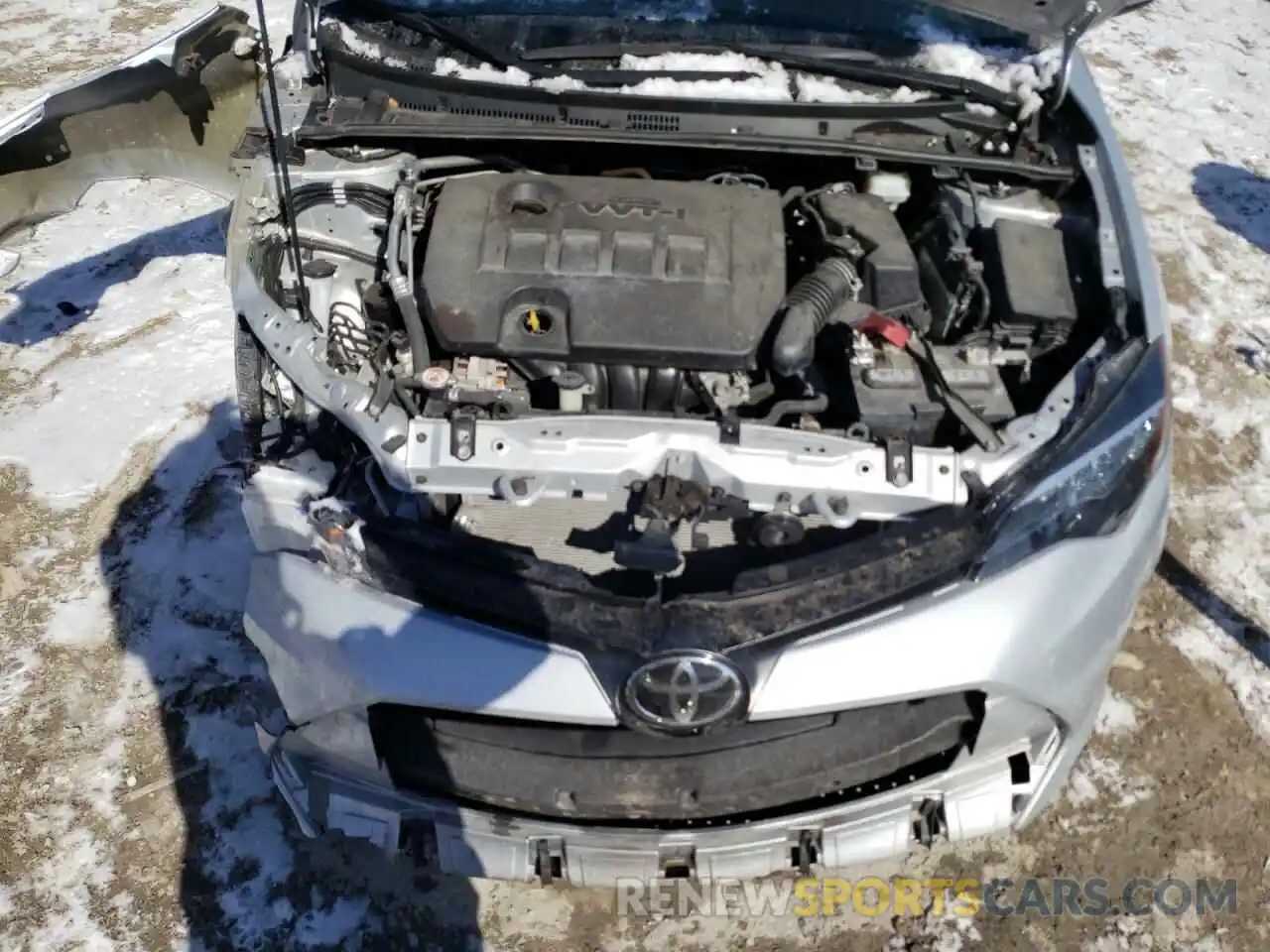 7 Photograph of a damaged car 2T1BURHE9KC244837 TOYOTA COROLLA 2019