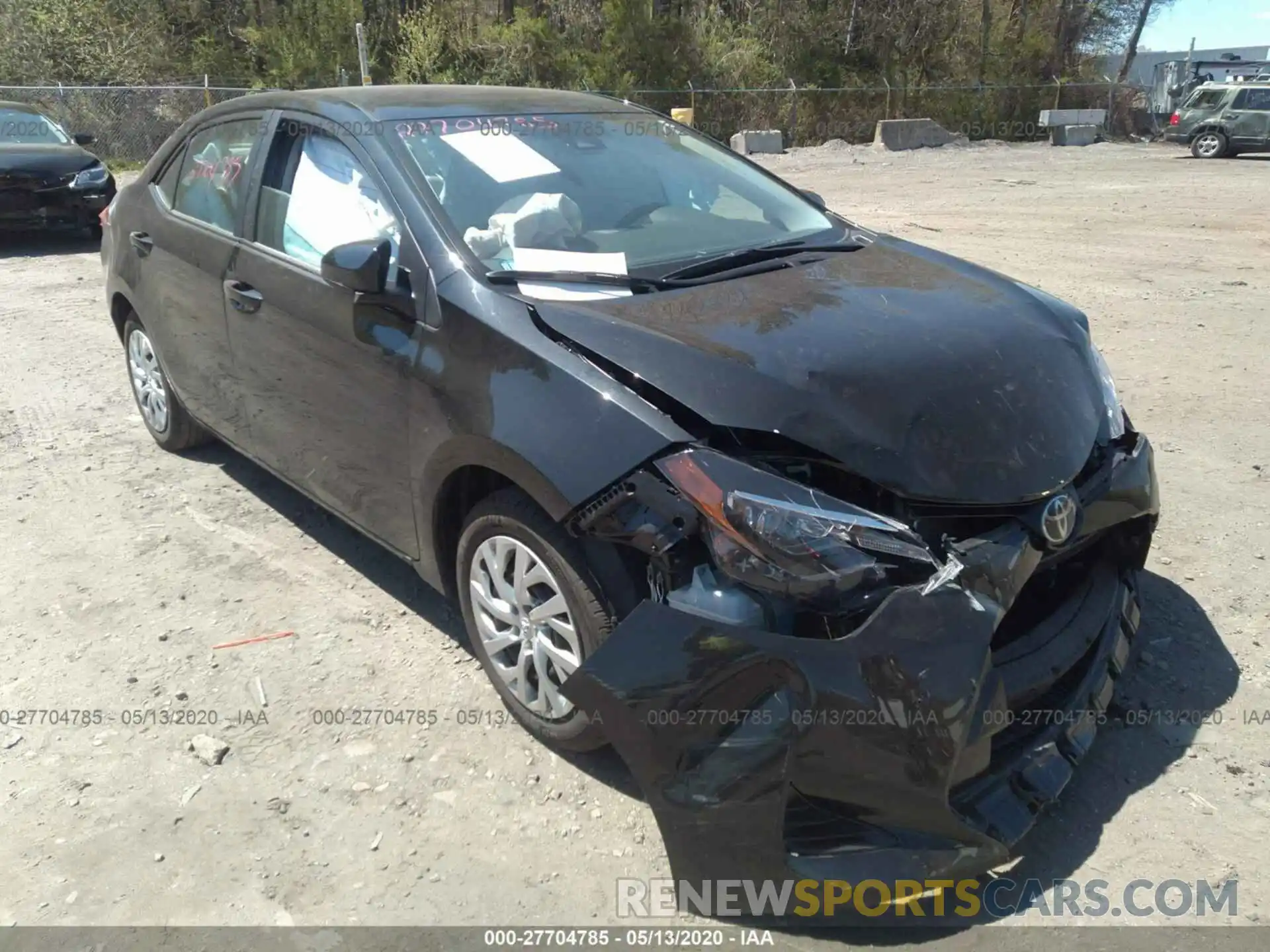 1 Photograph of a damaged car 2T1BURHE9KC245468 TOYOTA COROLLA 2019