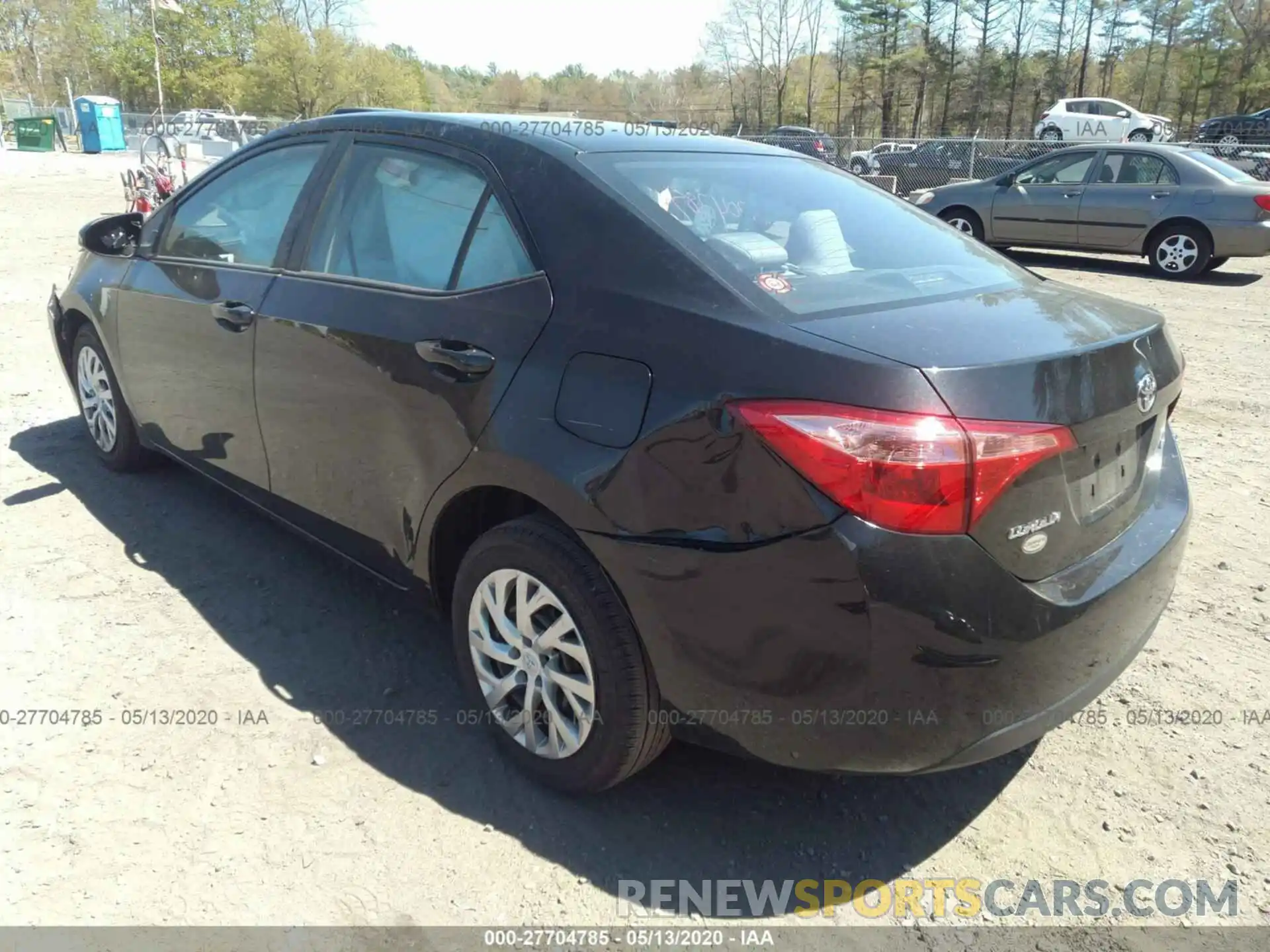 3 Photograph of a damaged car 2T1BURHE9KC245468 TOYOTA COROLLA 2019