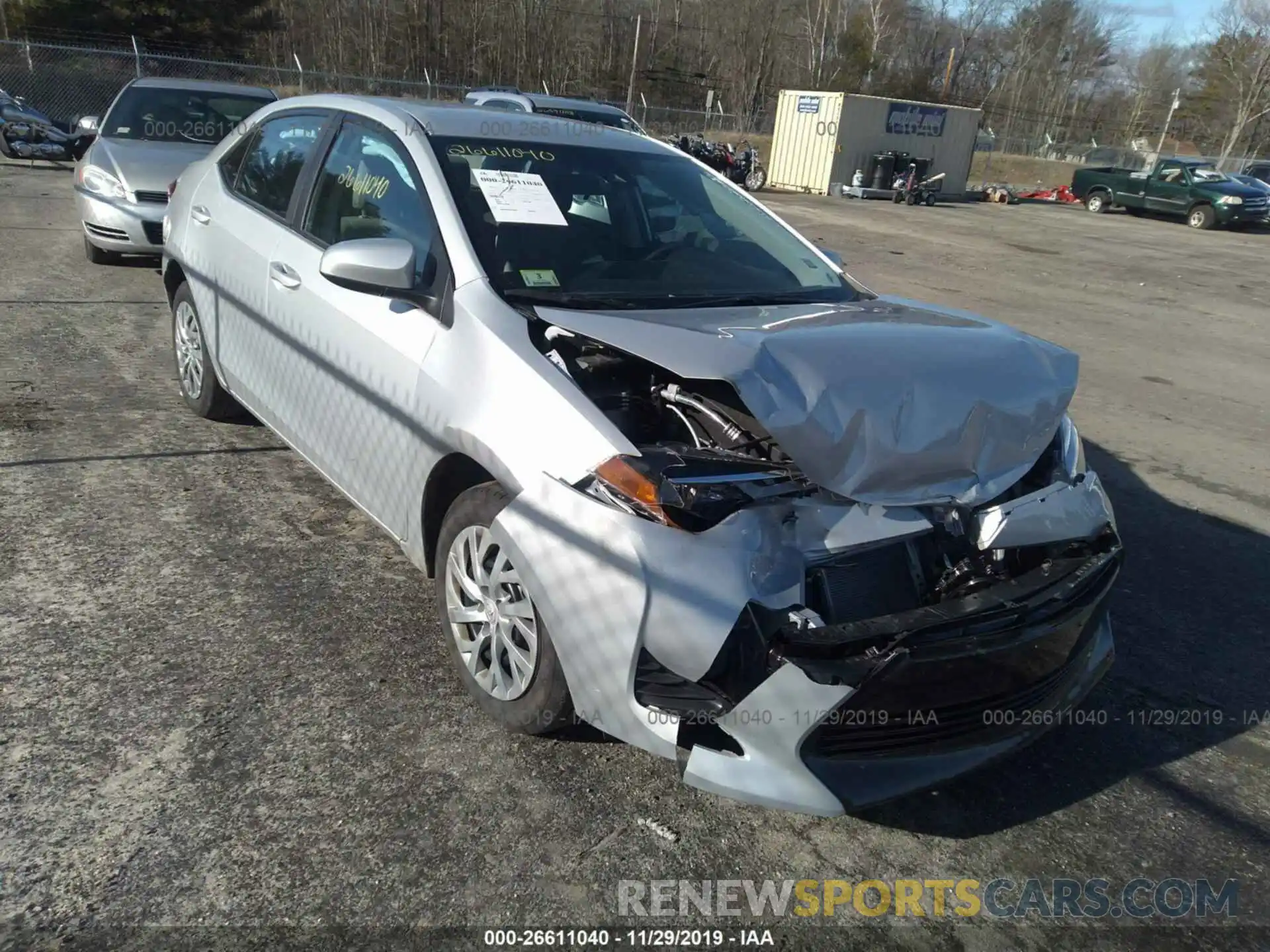 1 Photograph of a damaged car 2T1BURHE9KC245647 TOYOTA COROLLA 2019