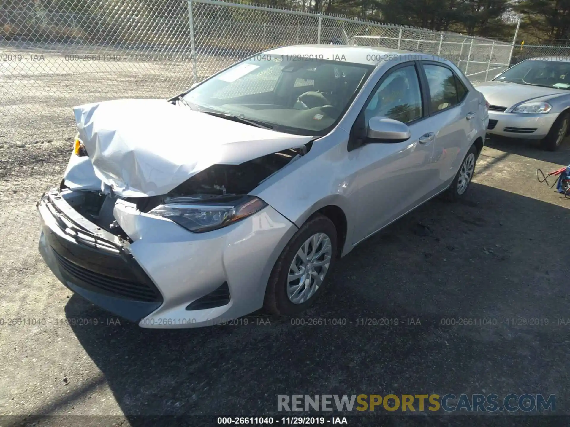 2 Photograph of a damaged car 2T1BURHE9KC245647 TOYOTA COROLLA 2019