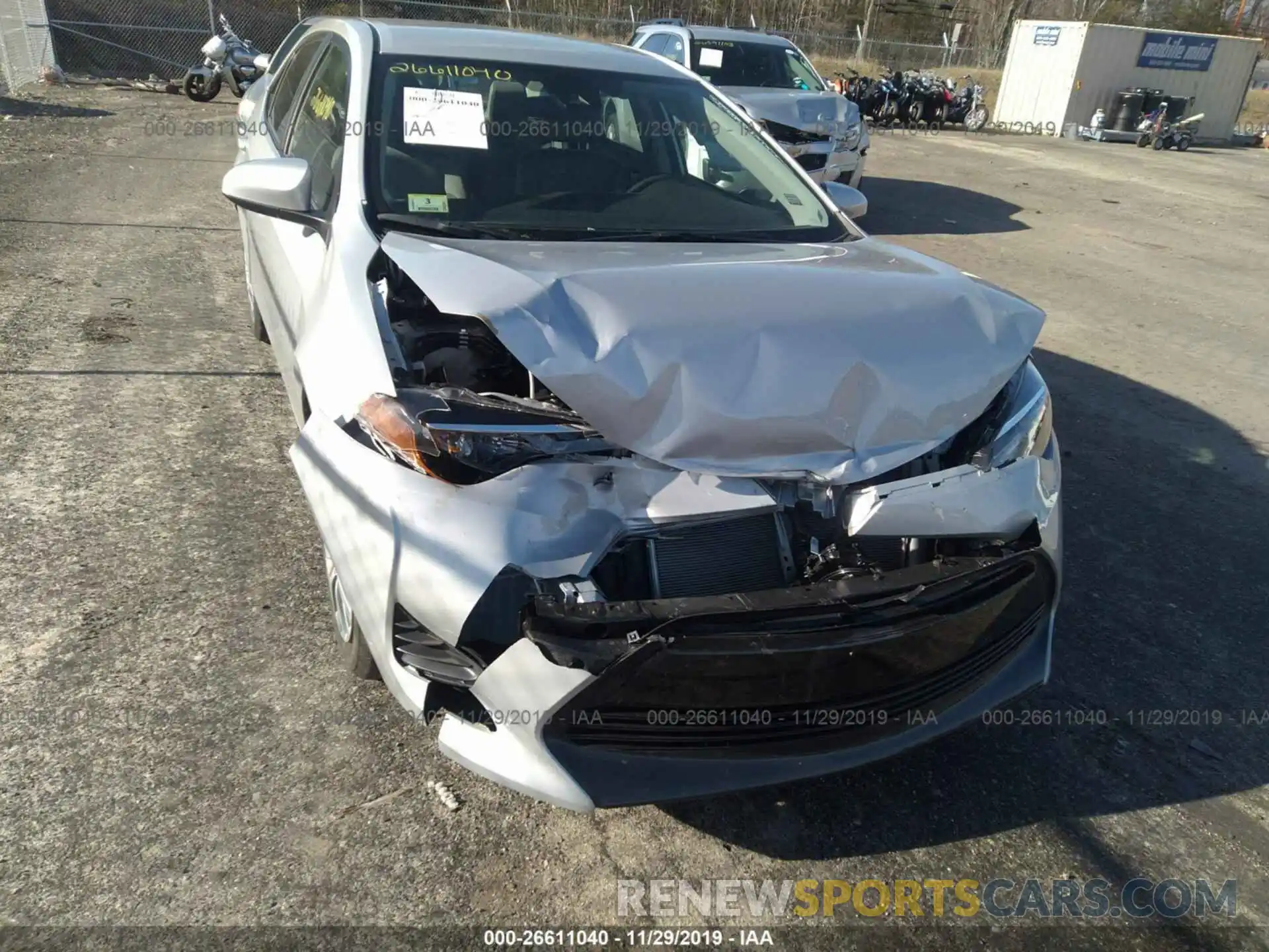 6 Photograph of a damaged car 2T1BURHE9KC245647 TOYOTA COROLLA 2019