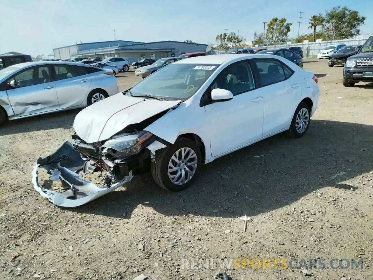 2 Photograph of a damaged car 2T1BURHE9KC245938 TOYOTA COROLLA 2019