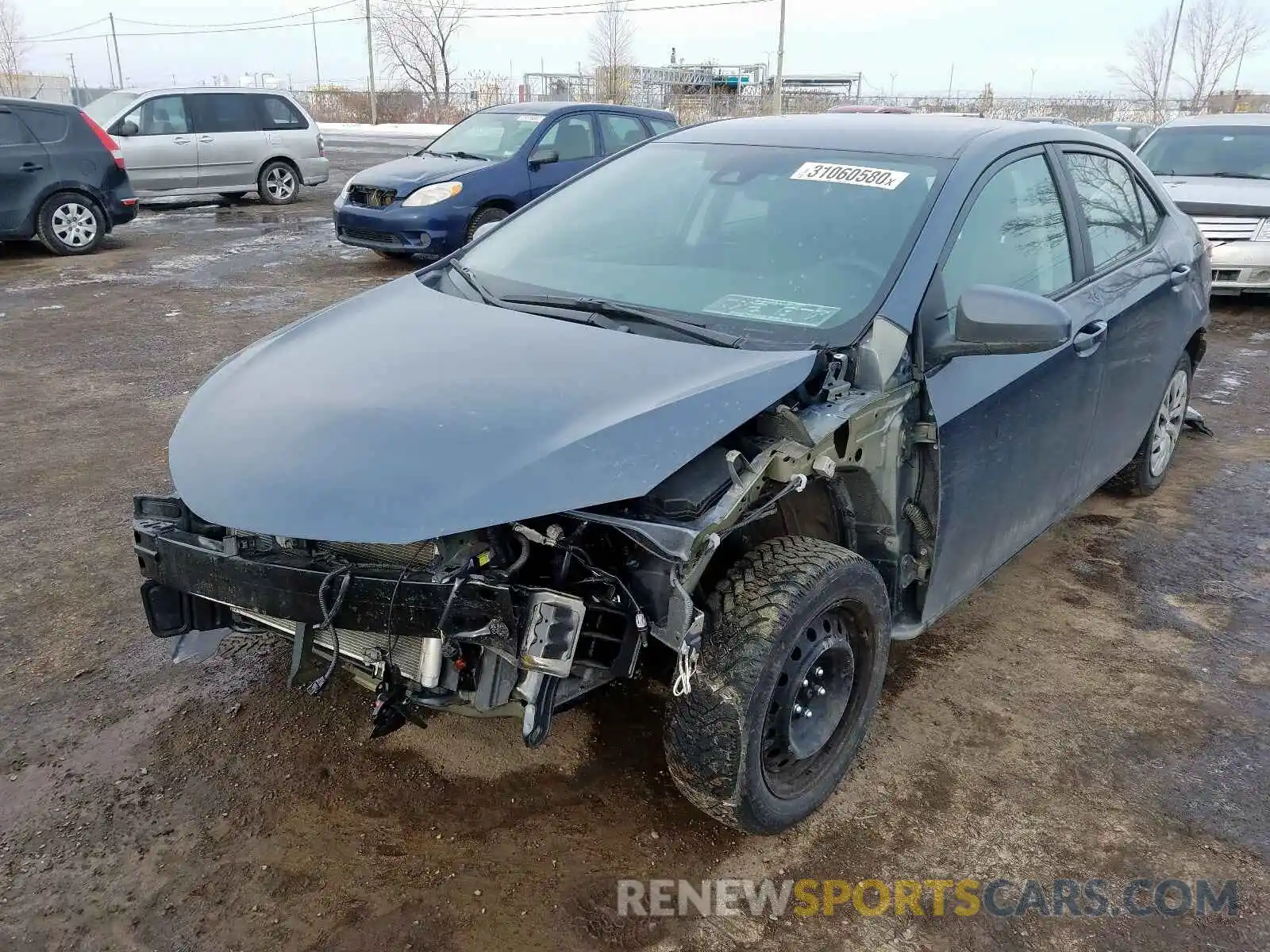 2 Photograph of a damaged car 2T1BURHE9KC246040 TOYOTA COROLLA 2019