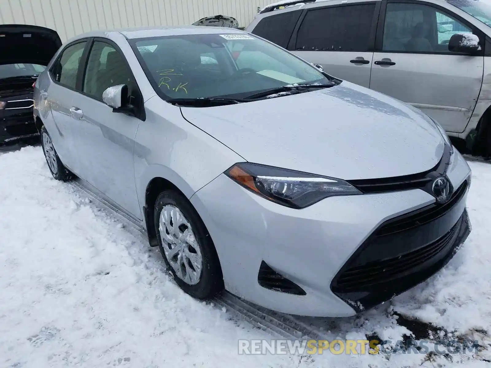 1 Photograph of a damaged car 2T1BURHE9KC246829 TOYOTA COROLLA 2019