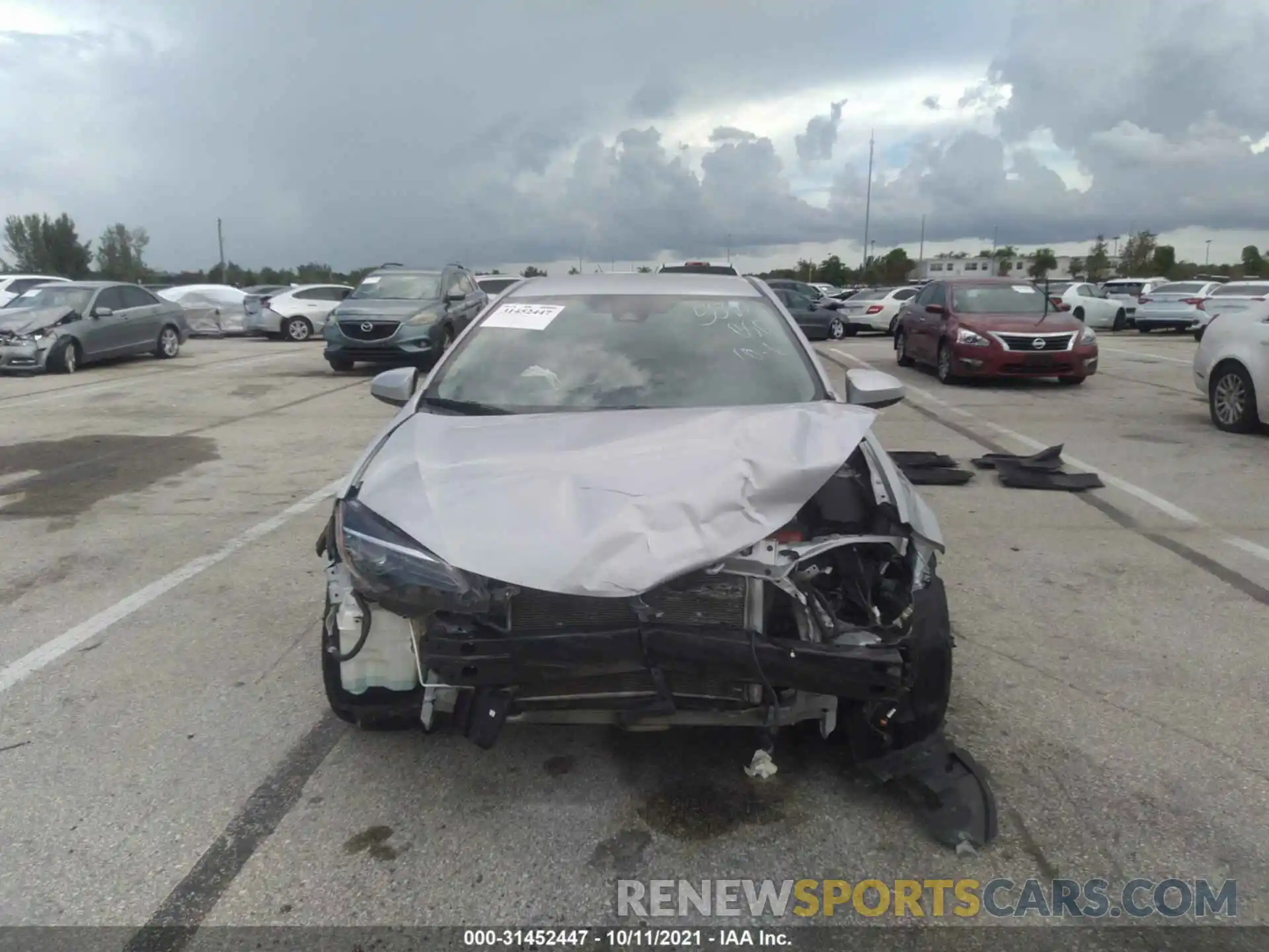 6 Photograph of a damaged car 2T1BURHEXKC125582 TOYOTA COROLLA 2019