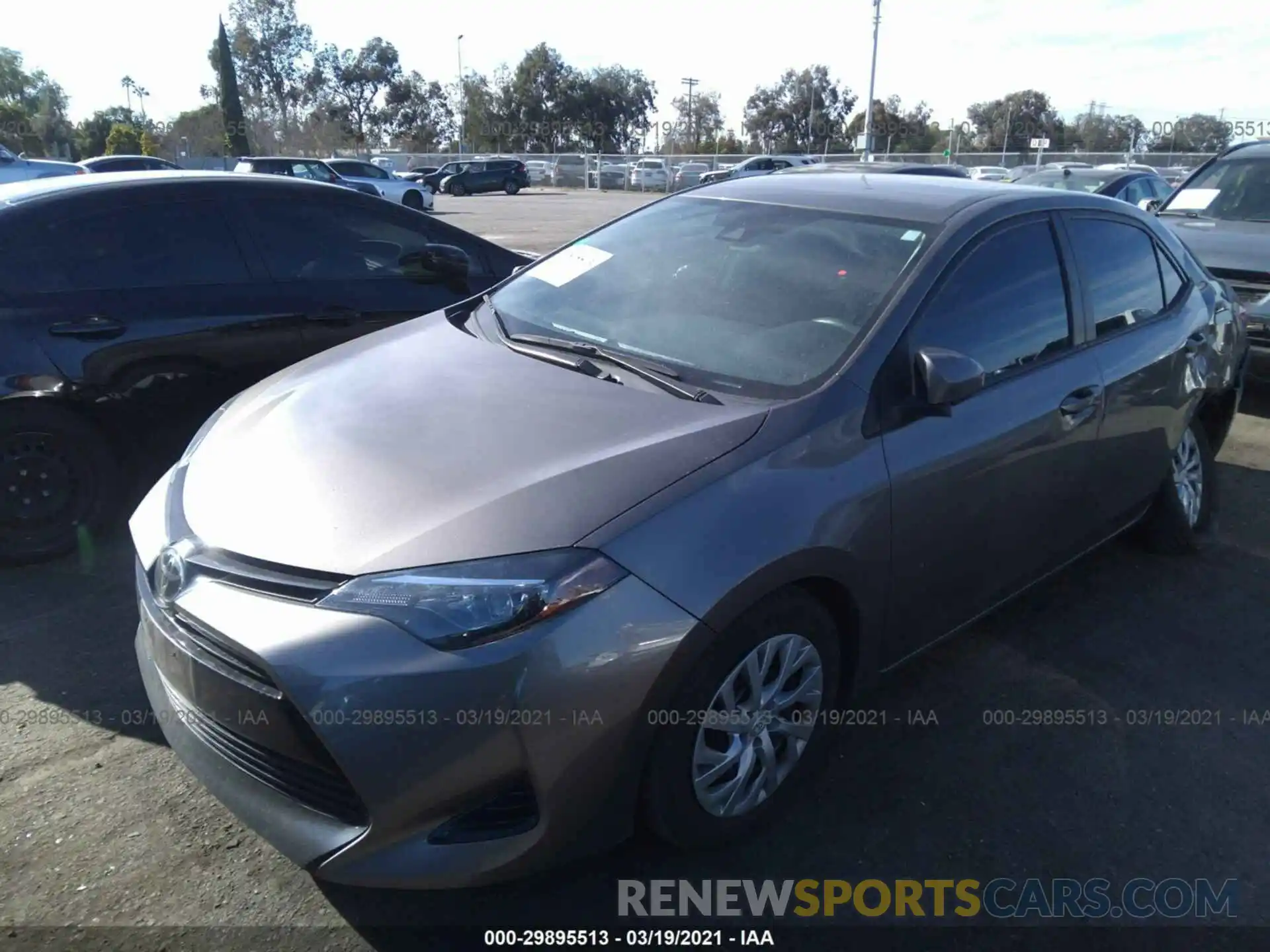 2 Photograph of a damaged car 2T1BURHEXKC125842 TOYOTA COROLLA 2019