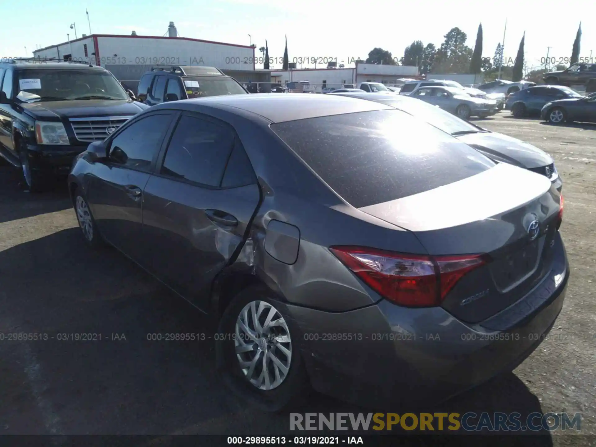 3 Photograph of a damaged car 2T1BURHEXKC125842 TOYOTA COROLLA 2019