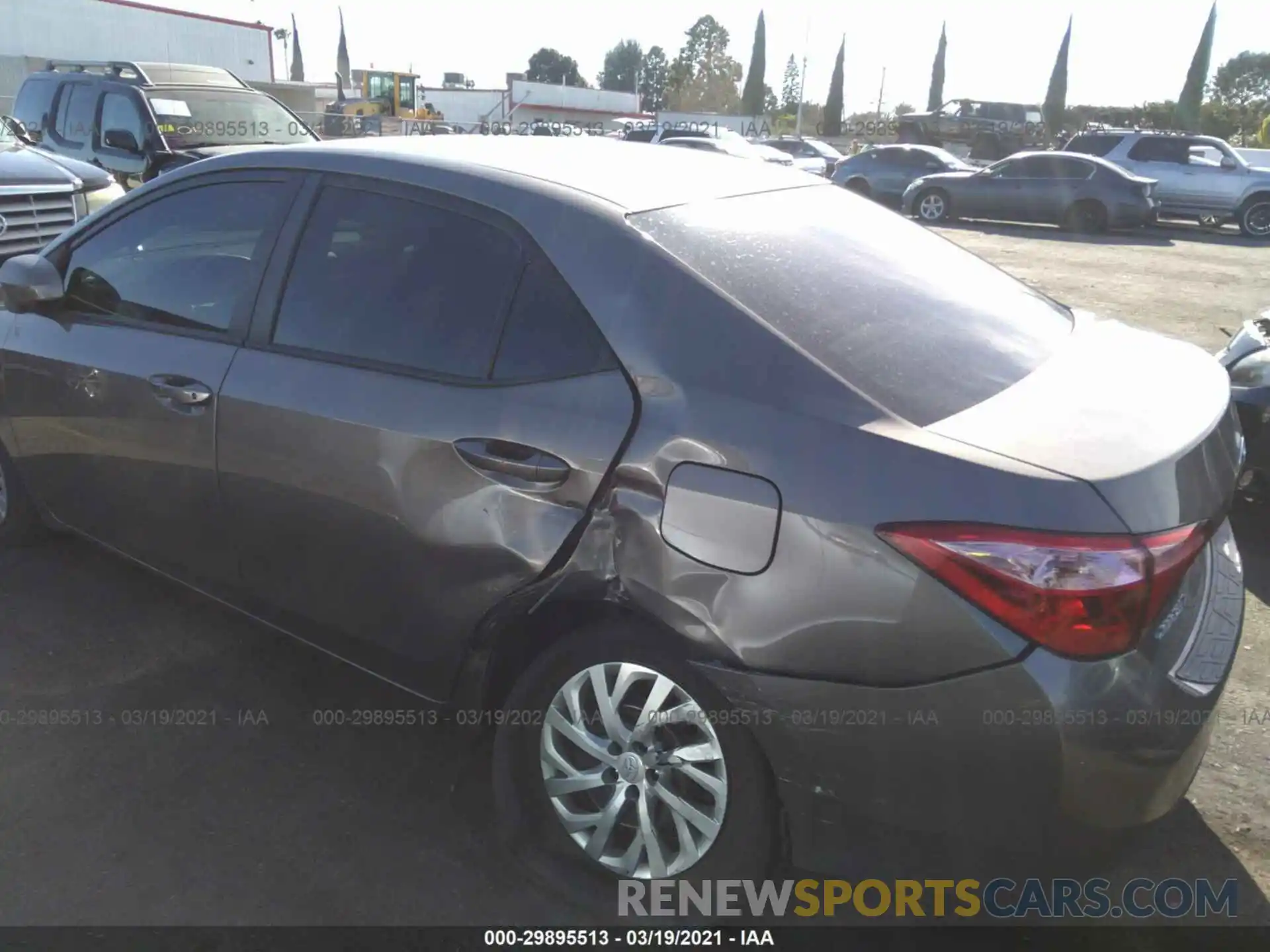 6 Photograph of a damaged car 2T1BURHEXKC125842 TOYOTA COROLLA 2019