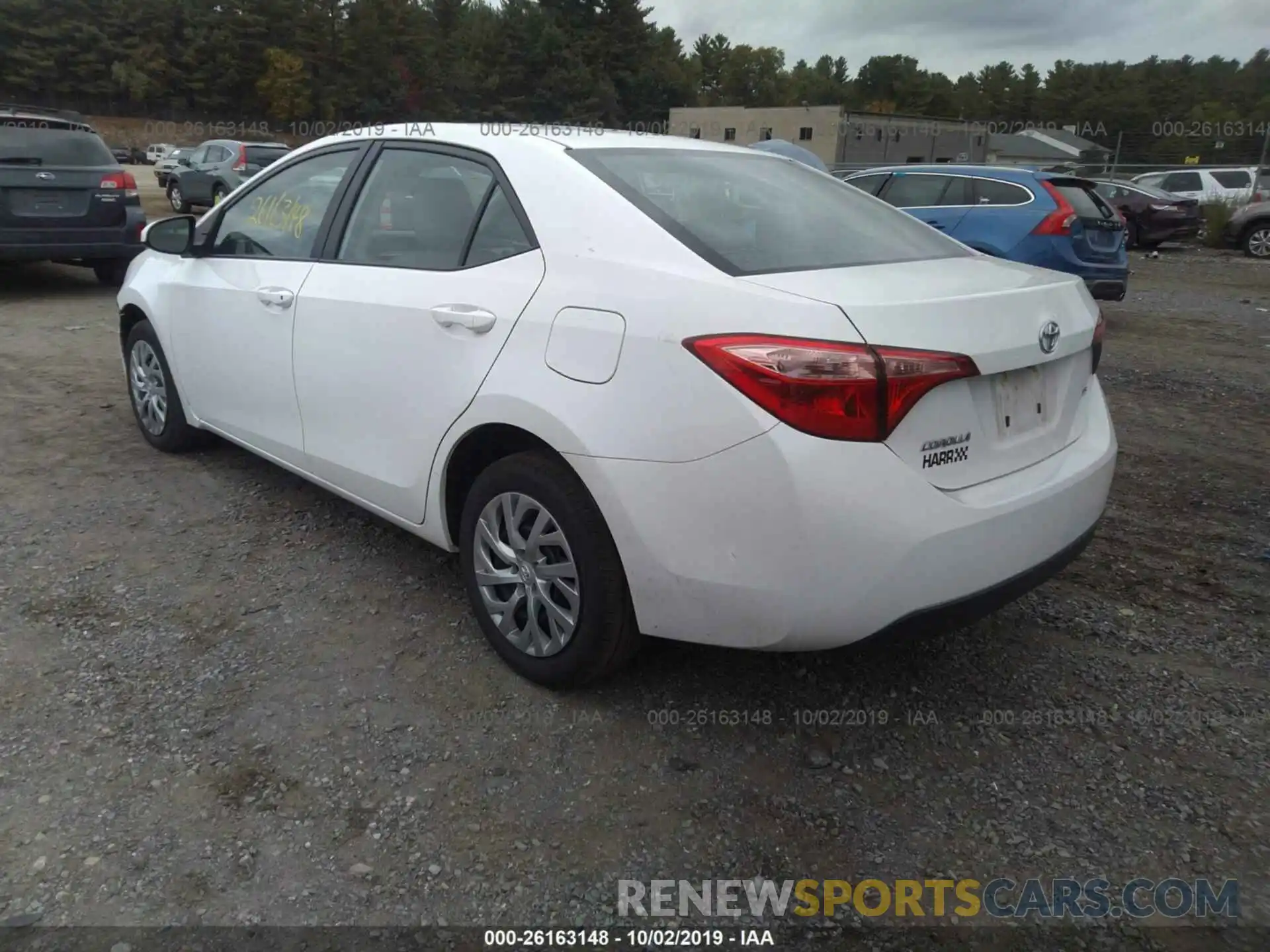 3 Photograph of a damaged car 2T1BURHEXKC126148 TOYOTA COROLLA 2019