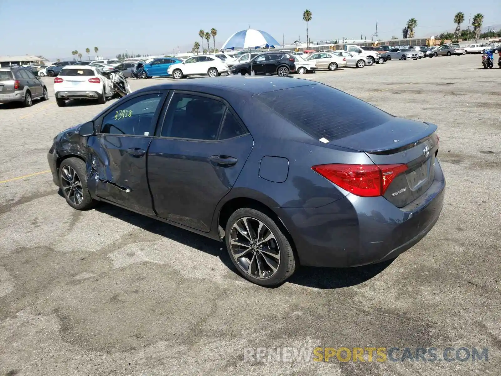 3 Photograph of a damaged car 2T1BURHEXKC126215 TOYOTA COROLLA 2019