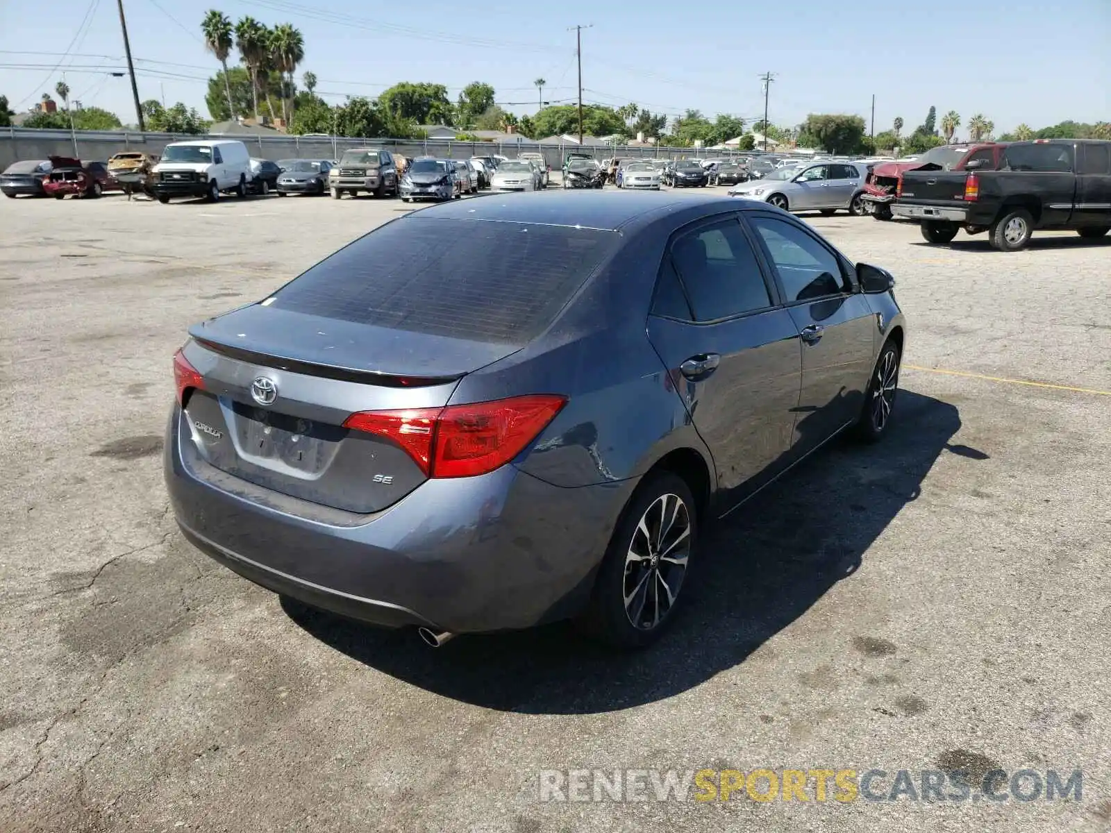 4 Photograph of a damaged car 2T1BURHEXKC126215 TOYOTA COROLLA 2019