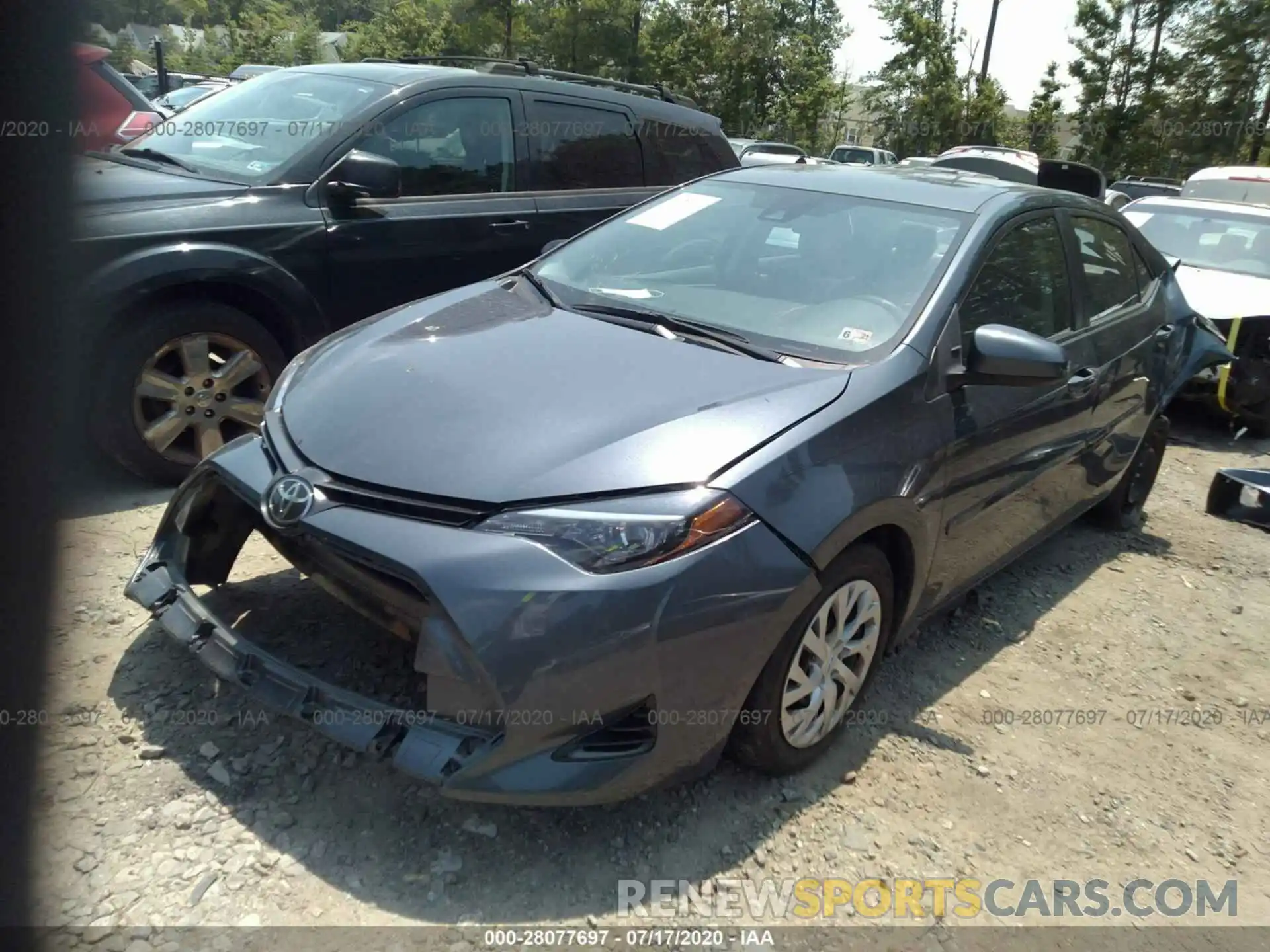 2 Photograph of a damaged car 2T1BURHEXKC126828 TOYOTA COROLLA 2019