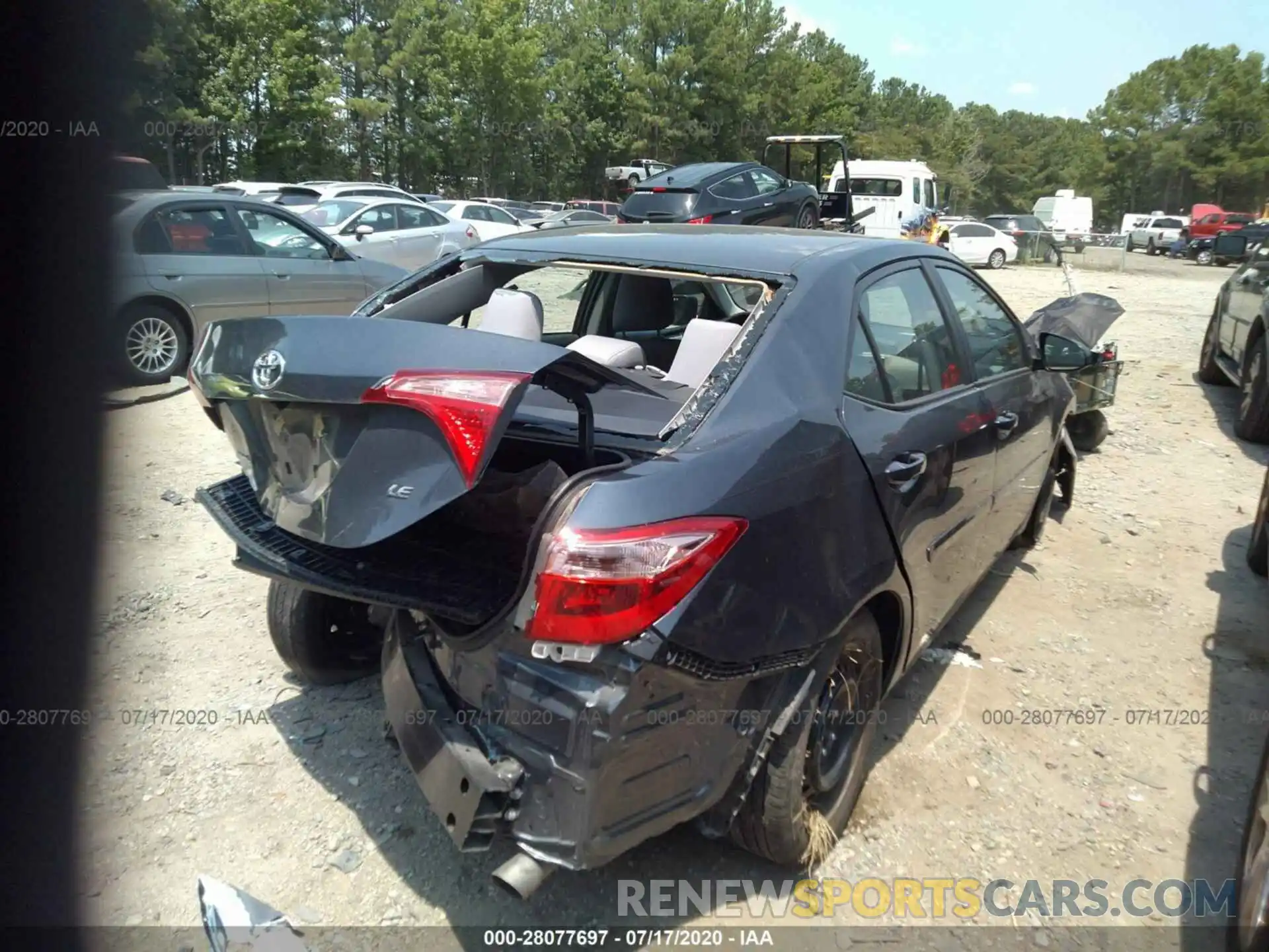 4 Photograph of a damaged car 2T1BURHEXKC126828 TOYOTA COROLLA 2019