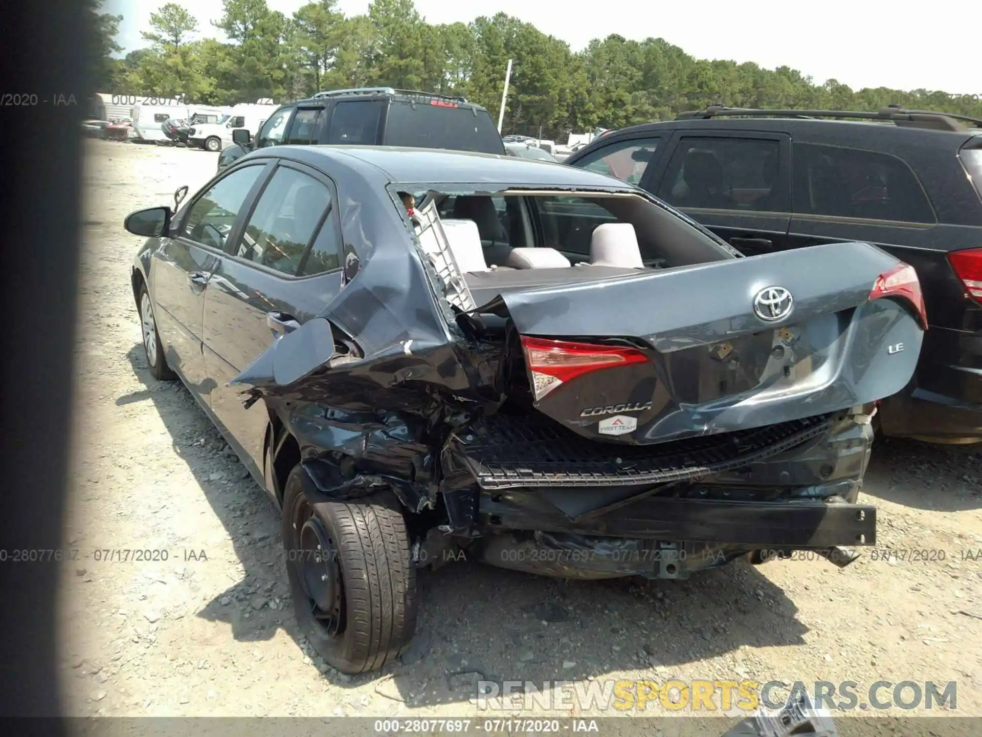 6 Photograph of a damaged car 2T1BURHEXKC126828 TOYOTA COROLLA 2019