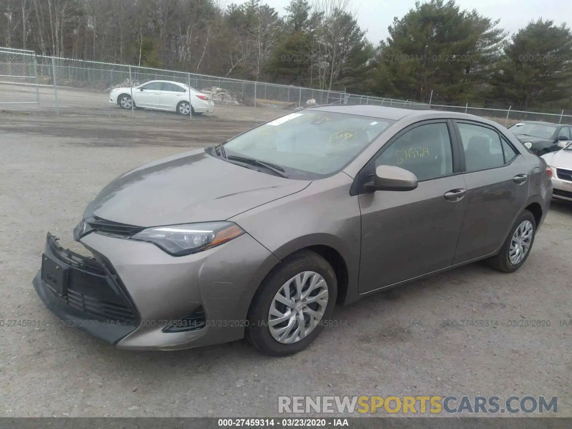 2 Photograph of a damaged car 2T1BURHEXKC127901 TOYOTA COROLLA 2019