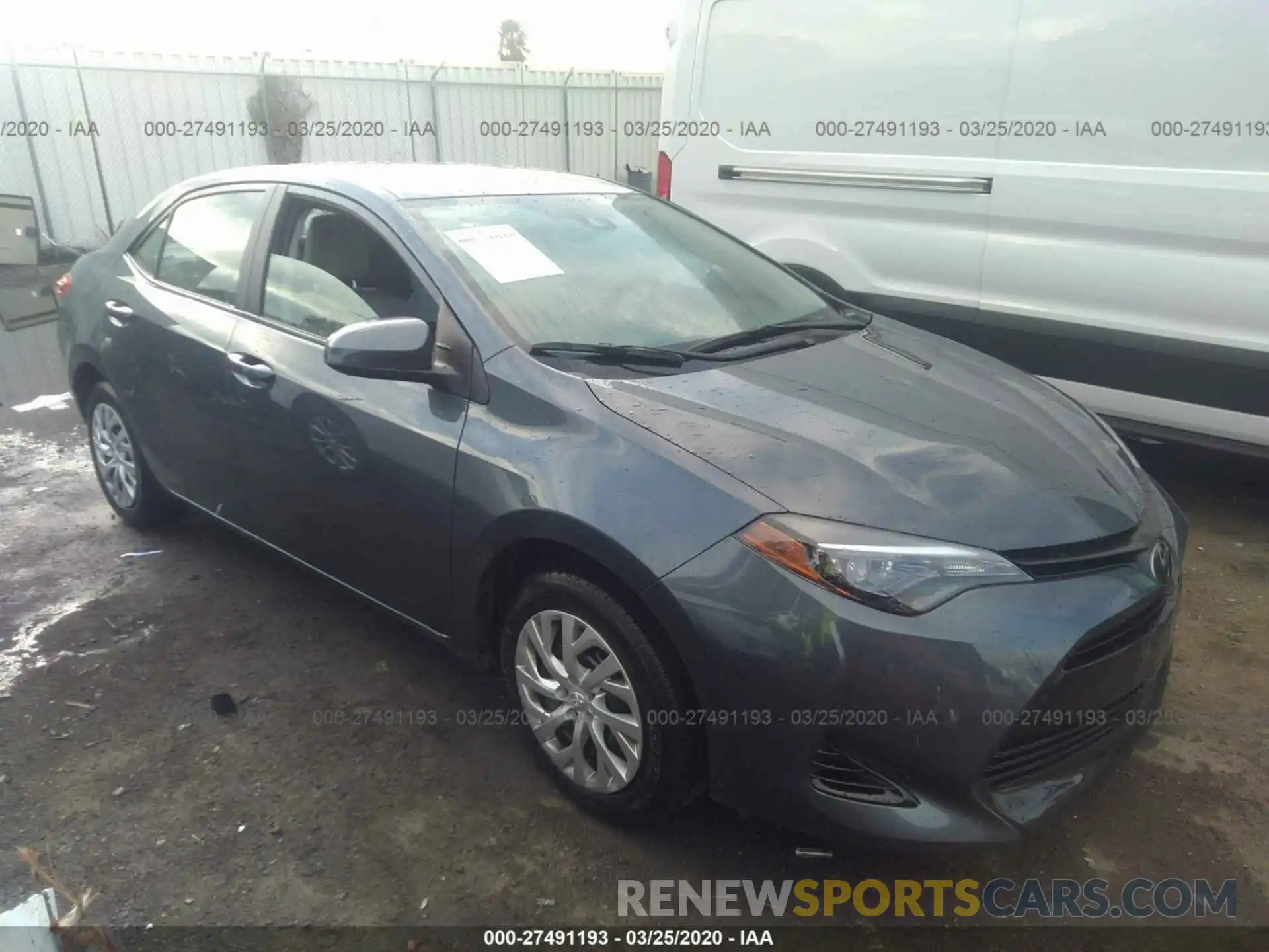 1 Photograph of a damaged car 2T1BURHEXKC129082 TOYOTA COROLLA 2019