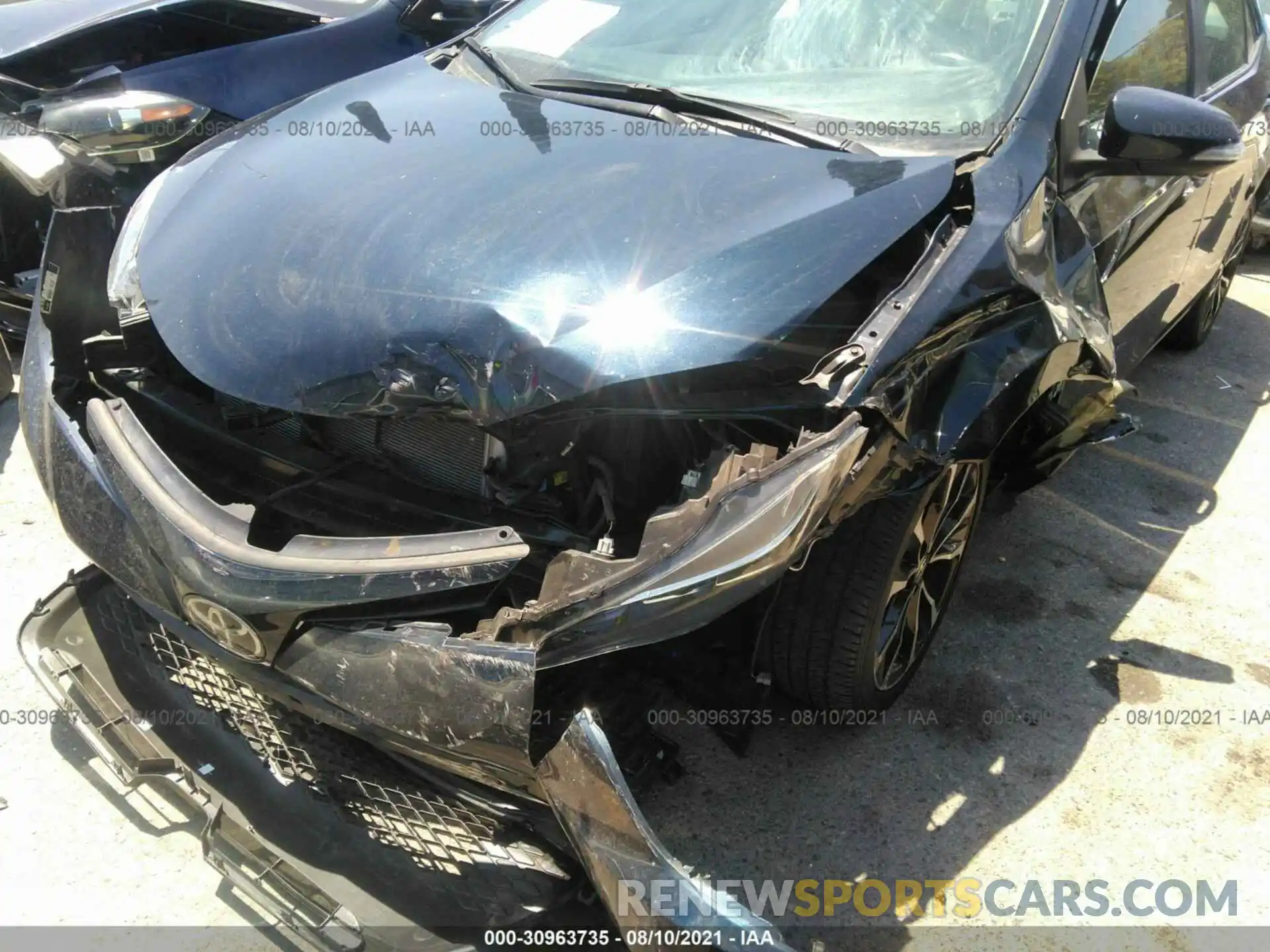 6 Photograph of a damaged car 2T1BURHEXKC129468 TOYOTA COROLLA 2019