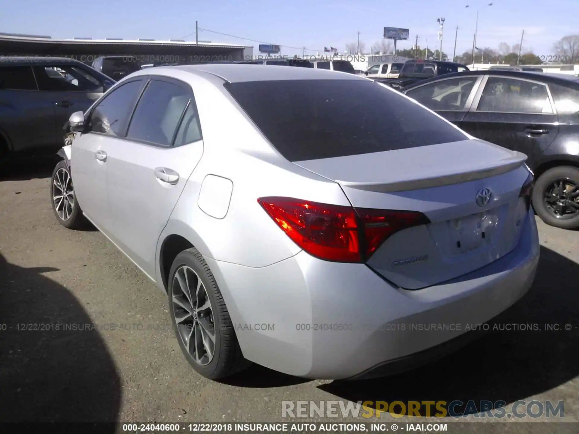 3 Photograph of a damaged car 2T1BURHEXKC129552 TOYOTA COROLLA 2019