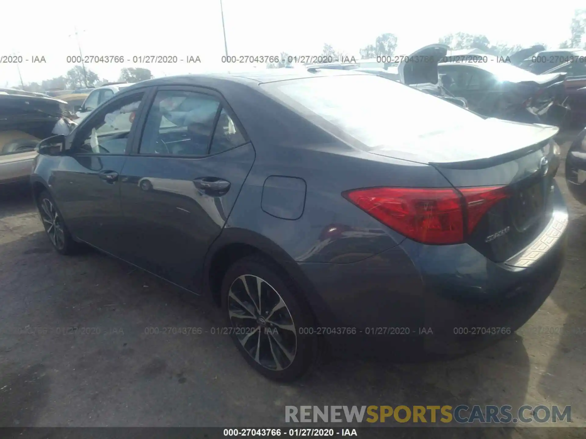 3 Photograph of a damaged car 2T1BURHEXKC129633 TOYOTA COROLLA 2019