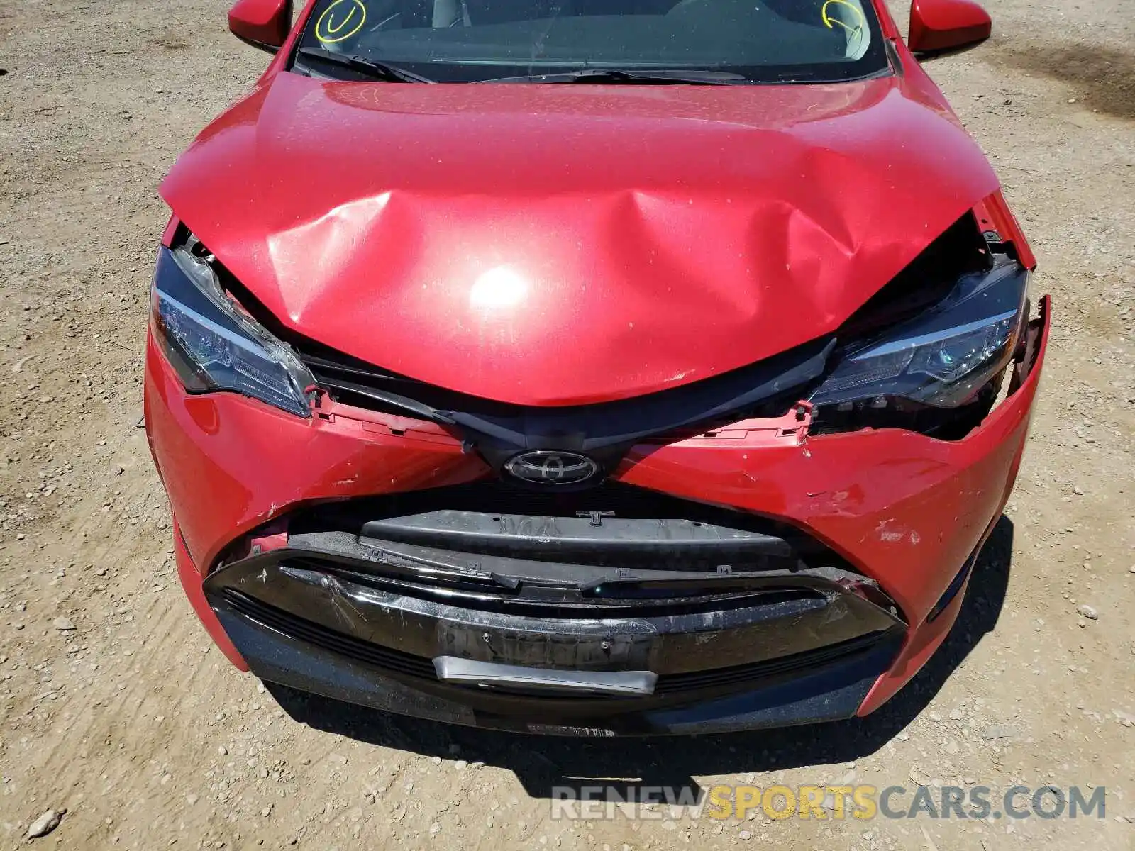 7 Photograph of a damaged car 2T1BURHEXKC129759 TOYOTA COROLLA 2019