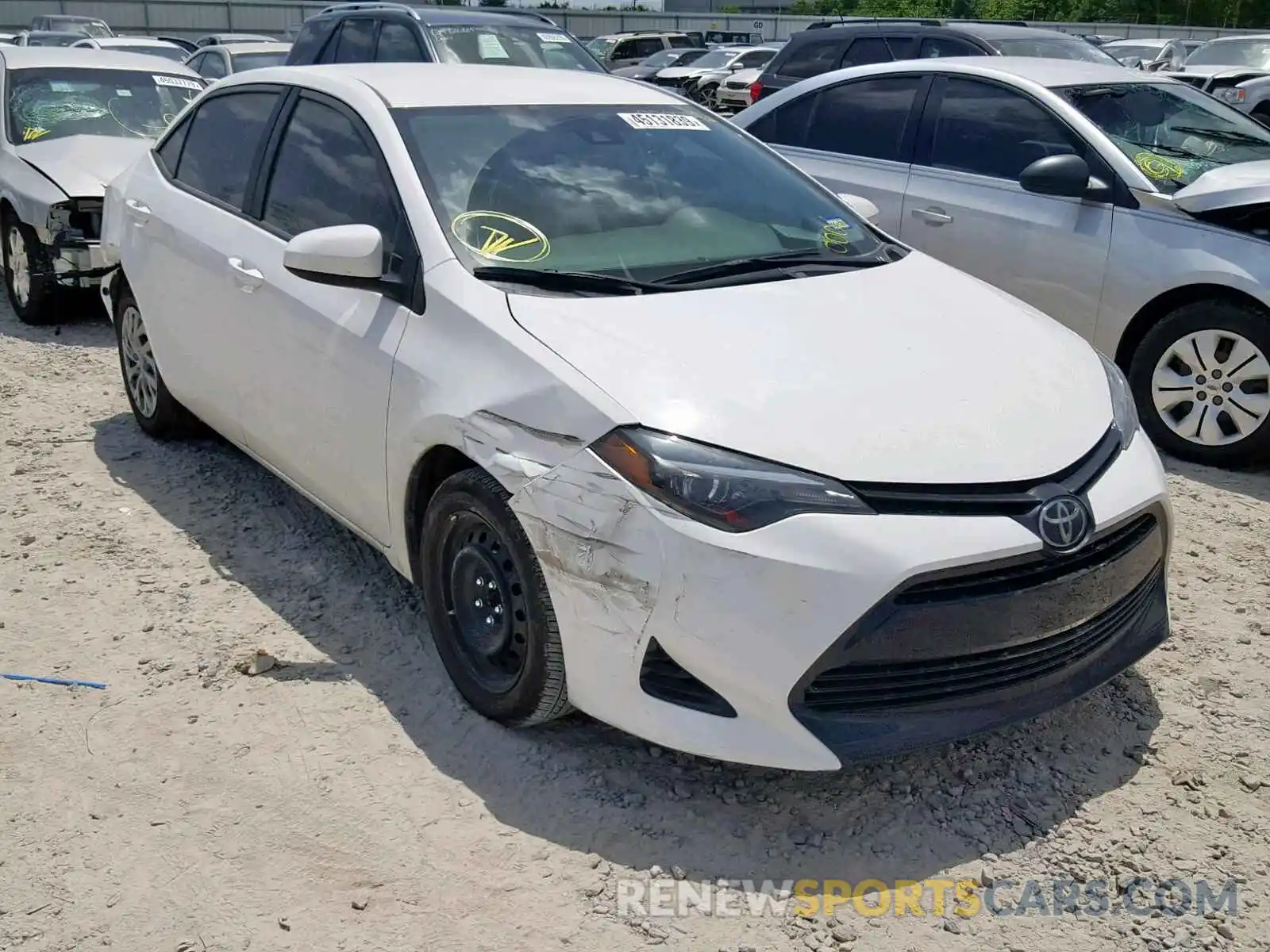 1 Photograph of a damaged car 2T1BURHEXKC130006 TOYOTA COROLLA 2019