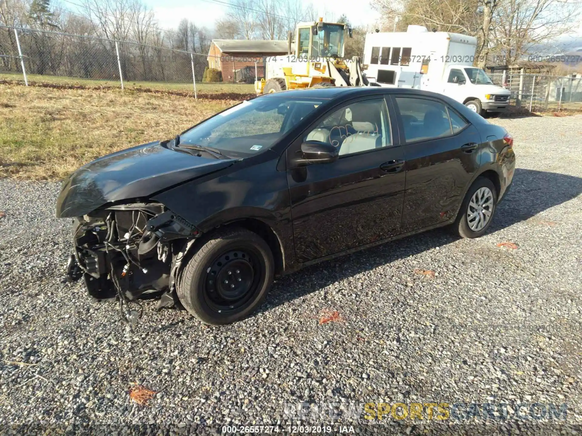 2 Photograph of a damaged car 2T1BURHEXKC130054 TOYOTA COROLLA 2019