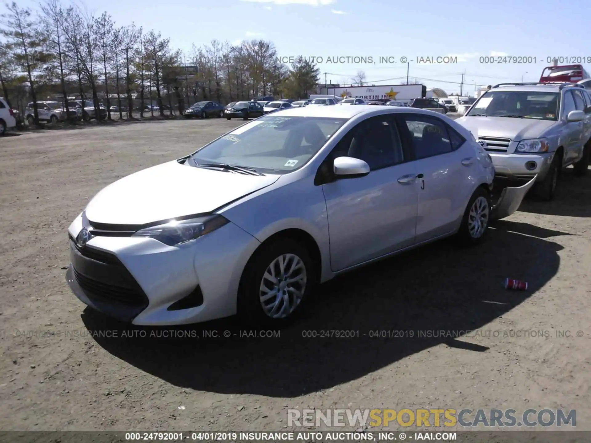 2 Photograph of a damaged car 2T1BURHEXKC130152 TOYOTA COROLLA 2019